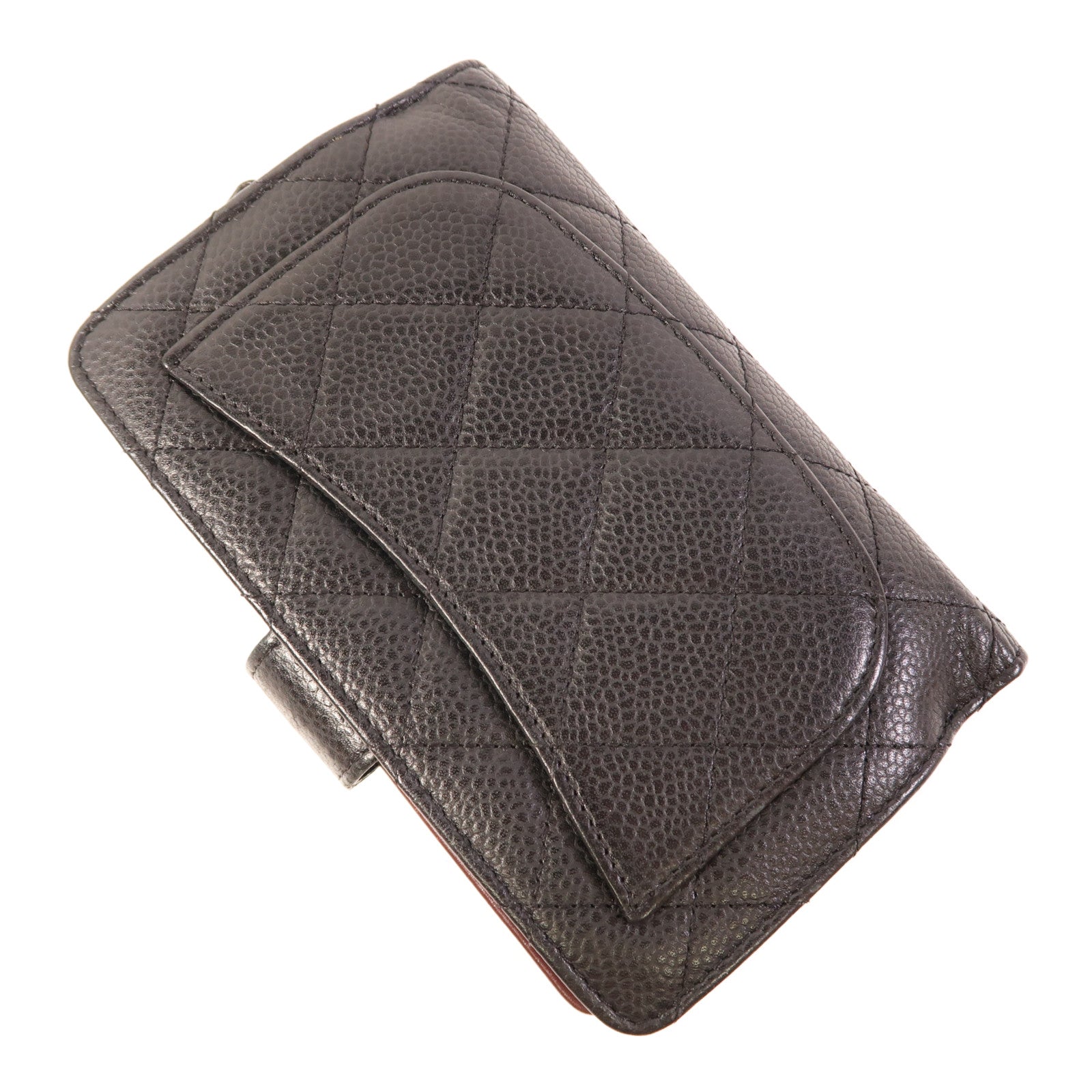 CHANEL 牛皮皮革Wallet金扣錢包
