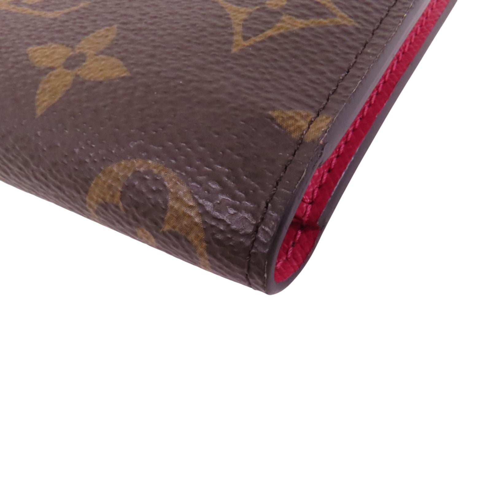 LOUIS VUITTON Monogram Lisa Wallet金扣短錢包