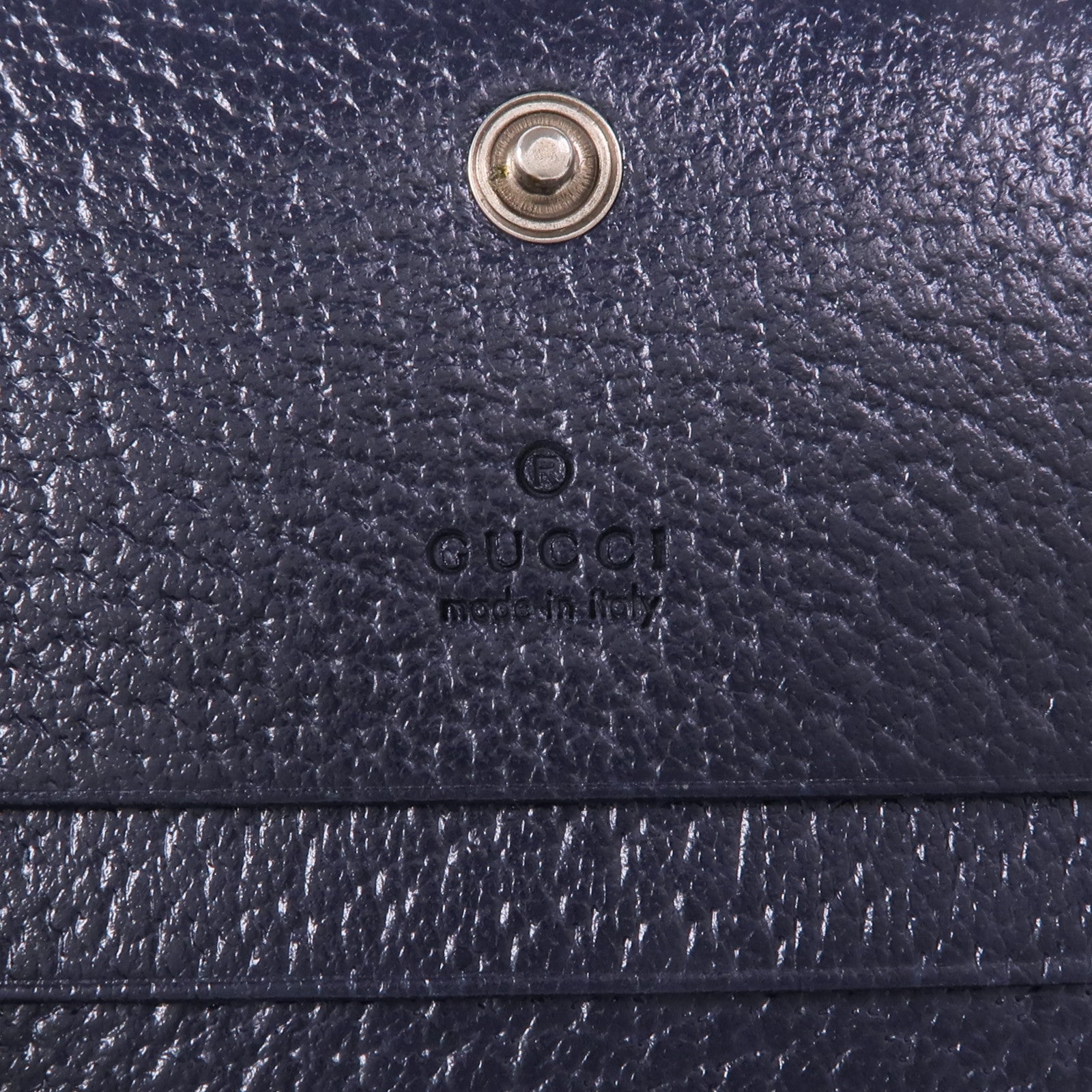 GUCCI 塗層帆布Wallet 1955銀扣錢包