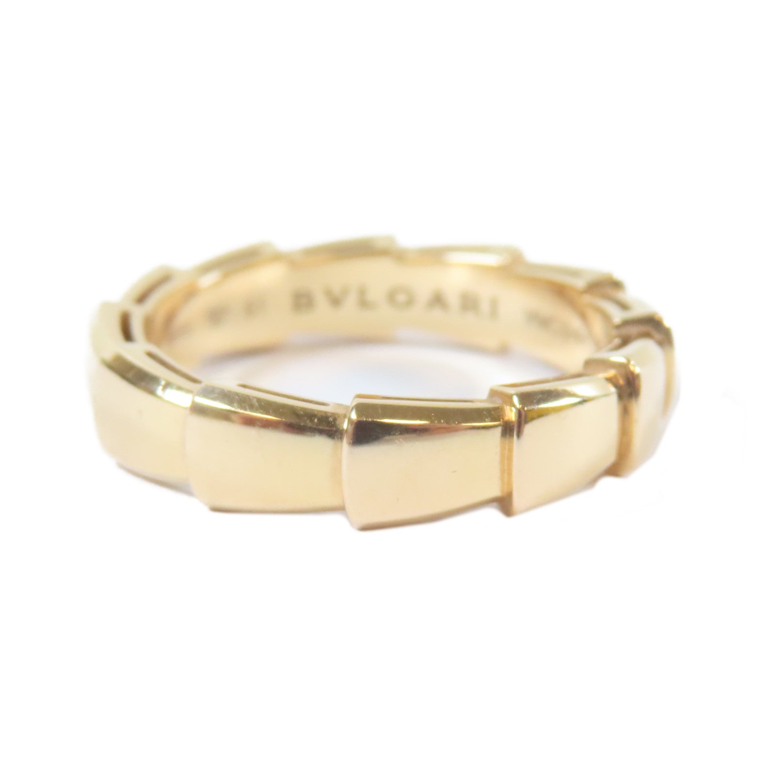 BVLGARI 【激減優惠】18K玫瑰金Serpenti Ring戒指#61/US#9.25