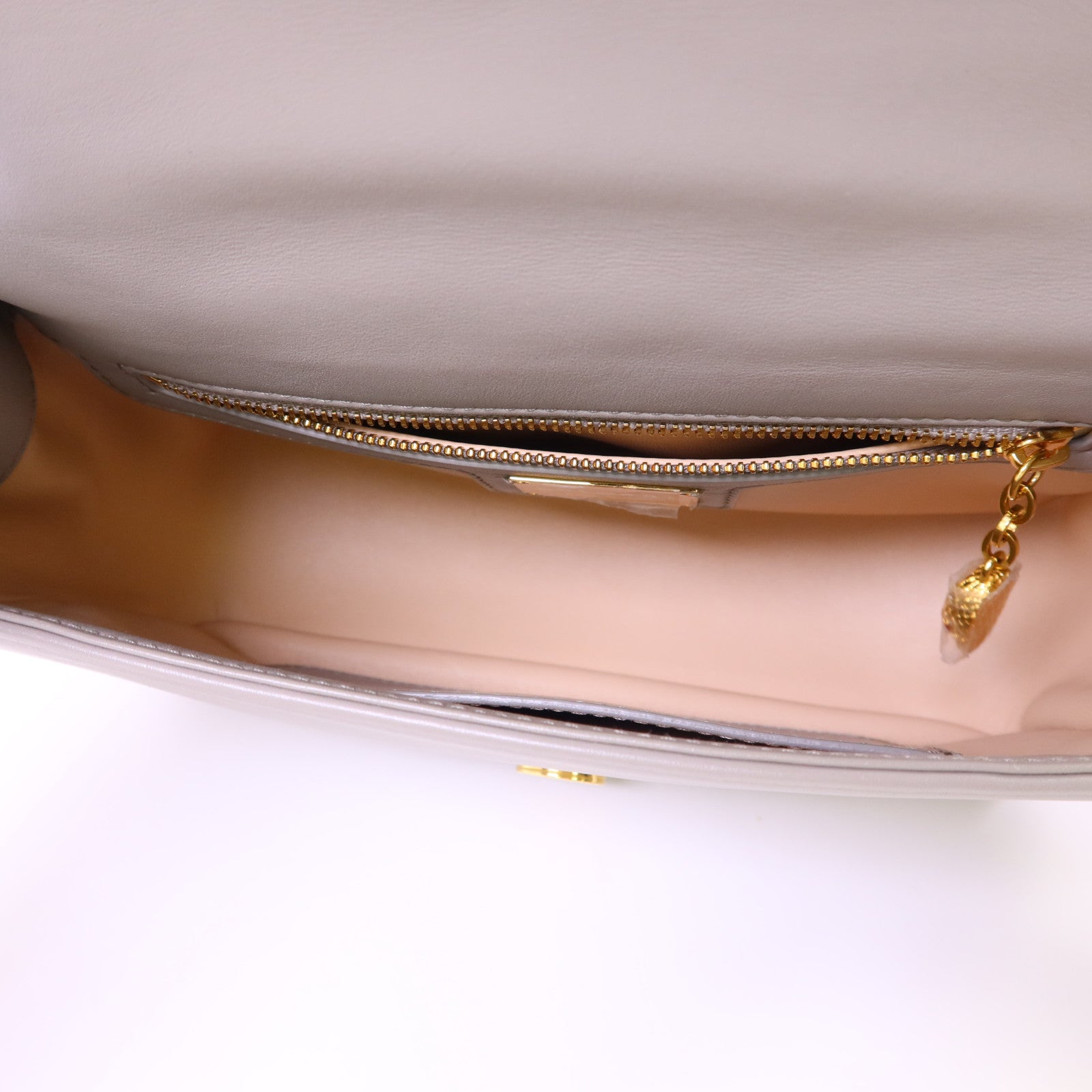BVLGARI 牛皮皮革2 Way Shoulder Bag金扣手挽肩背兩用袋