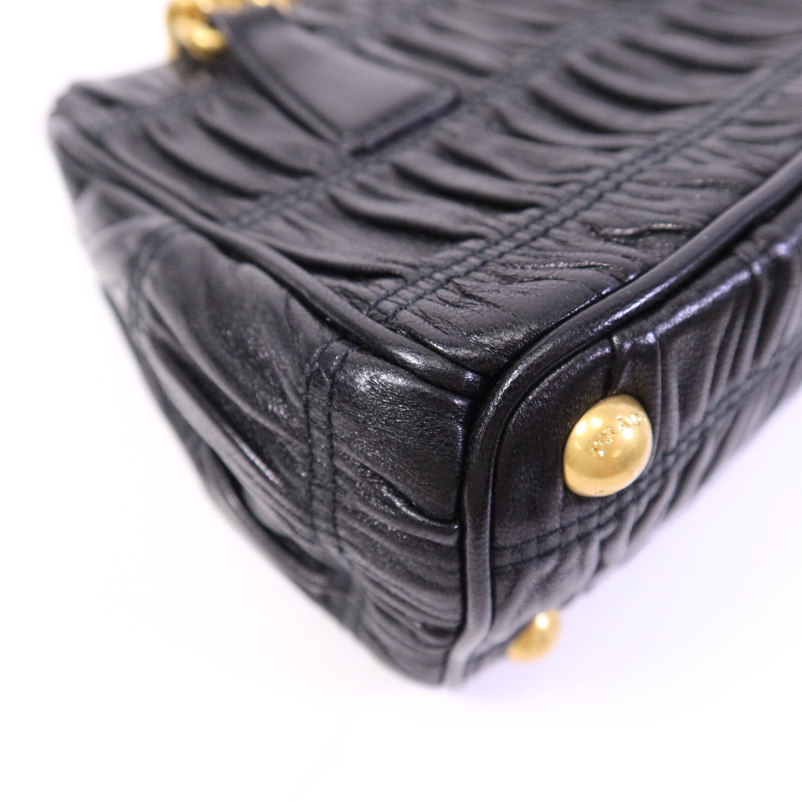 PRADA 羊皮皮革2 Way Shoulder Bag手挽肩背兩用袋