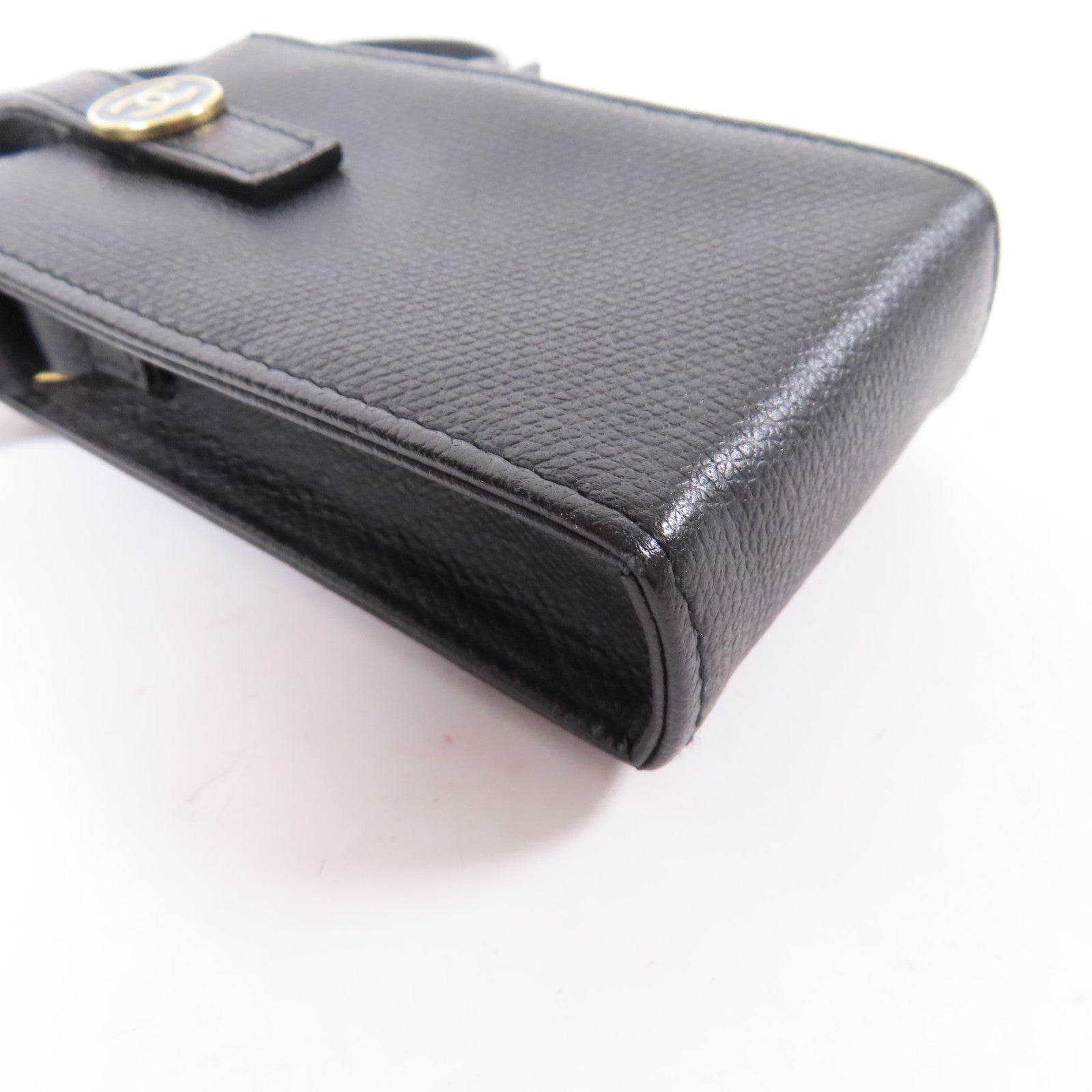 CHANEL 牛皮皮革Cigarette Case金扣肩背袋
