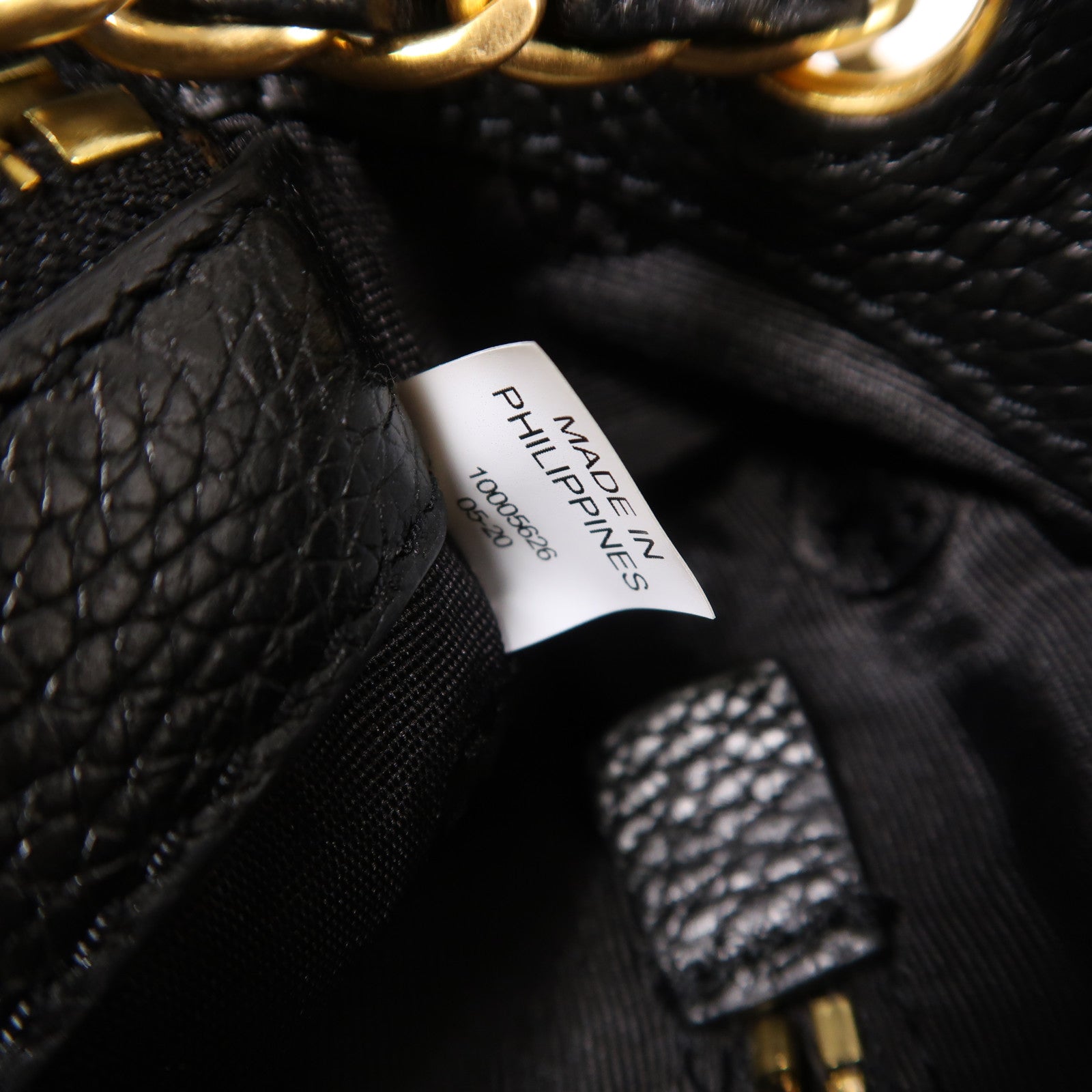 牛皮皮革Chain Shoulder金扣鏈帶肩背袋