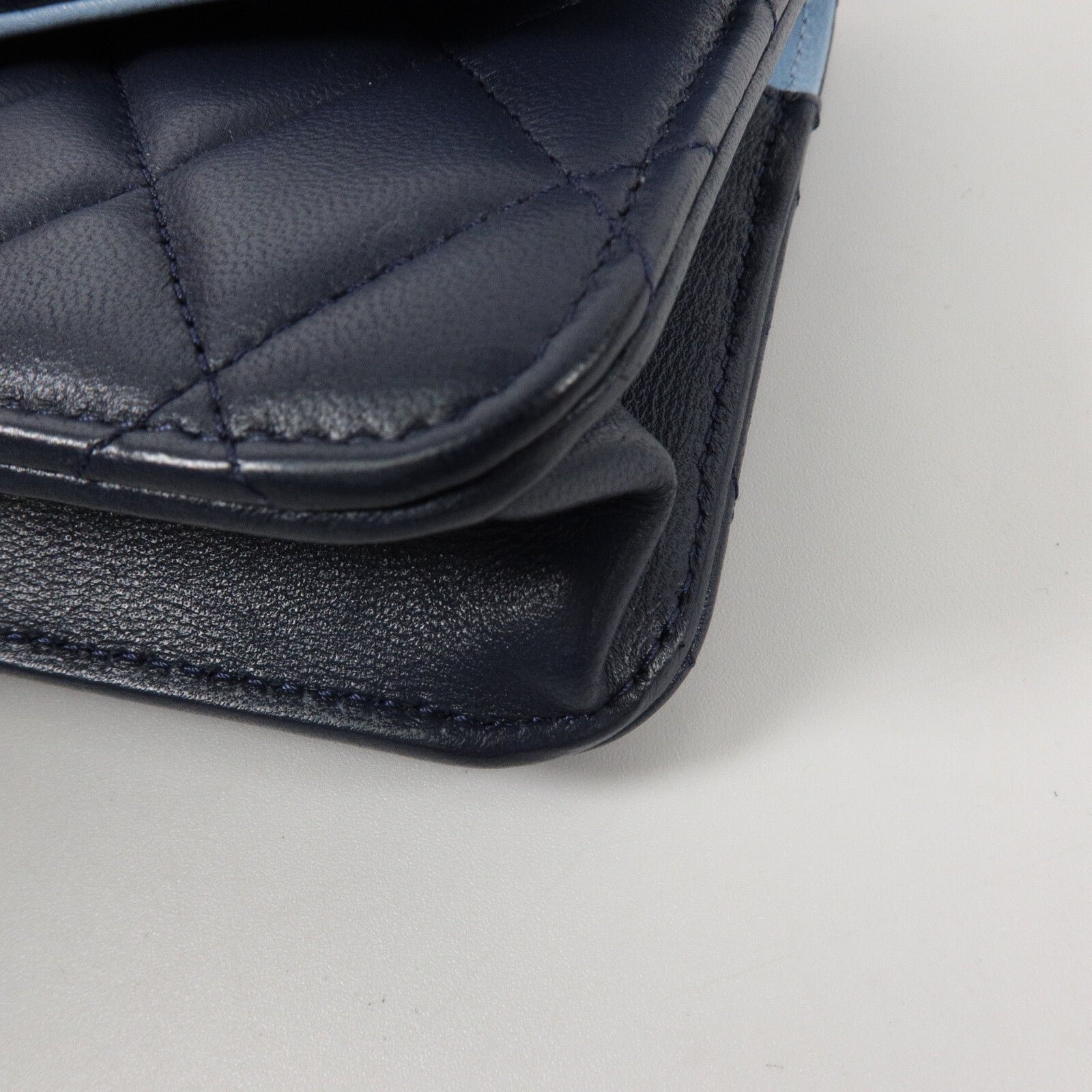 CHANEL 羊皮皮革Mini Flap Bag鏈帶手挽肩背兩用袋