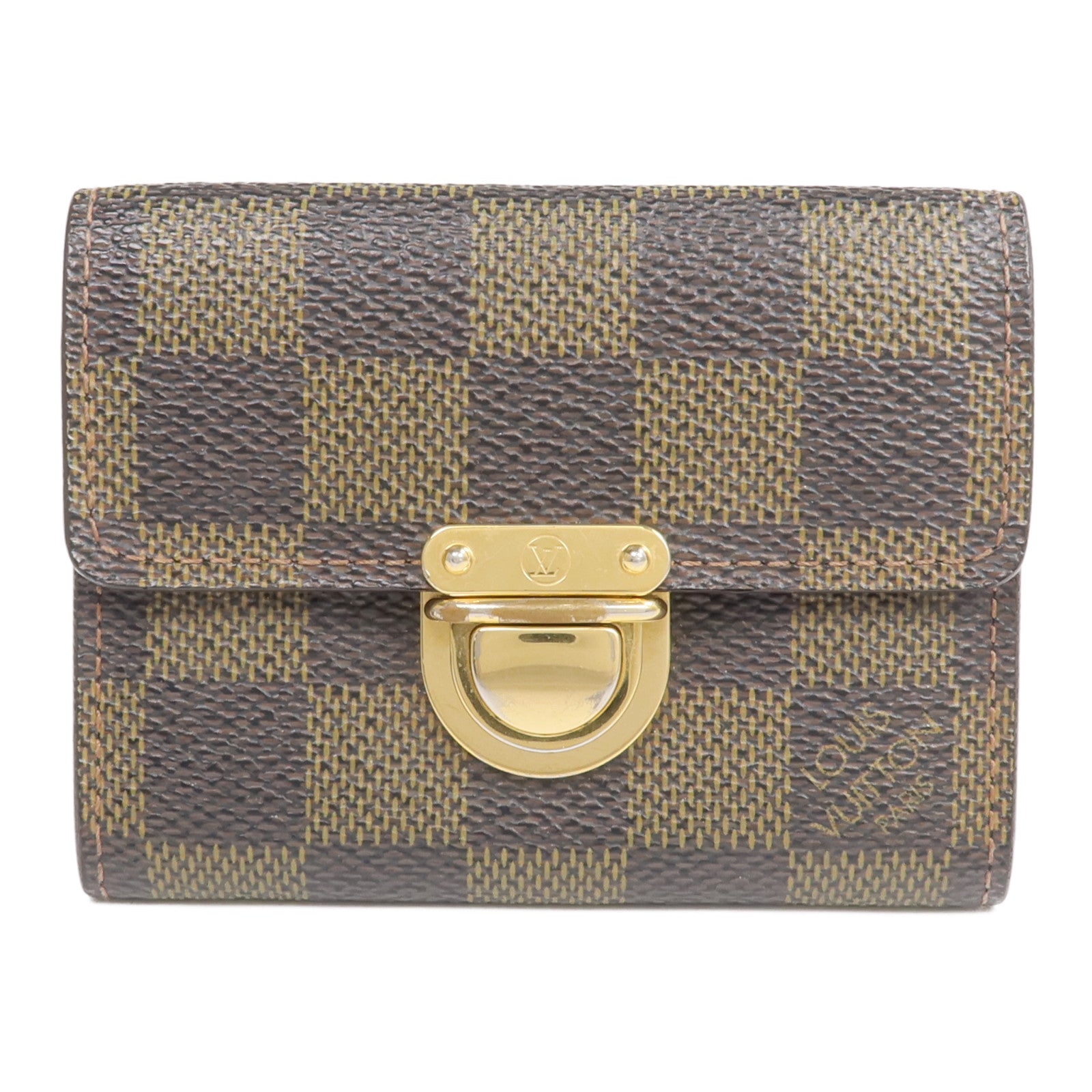 LOUIS VUITTON Damier Koala Card Case金扣零錢包/卡片套