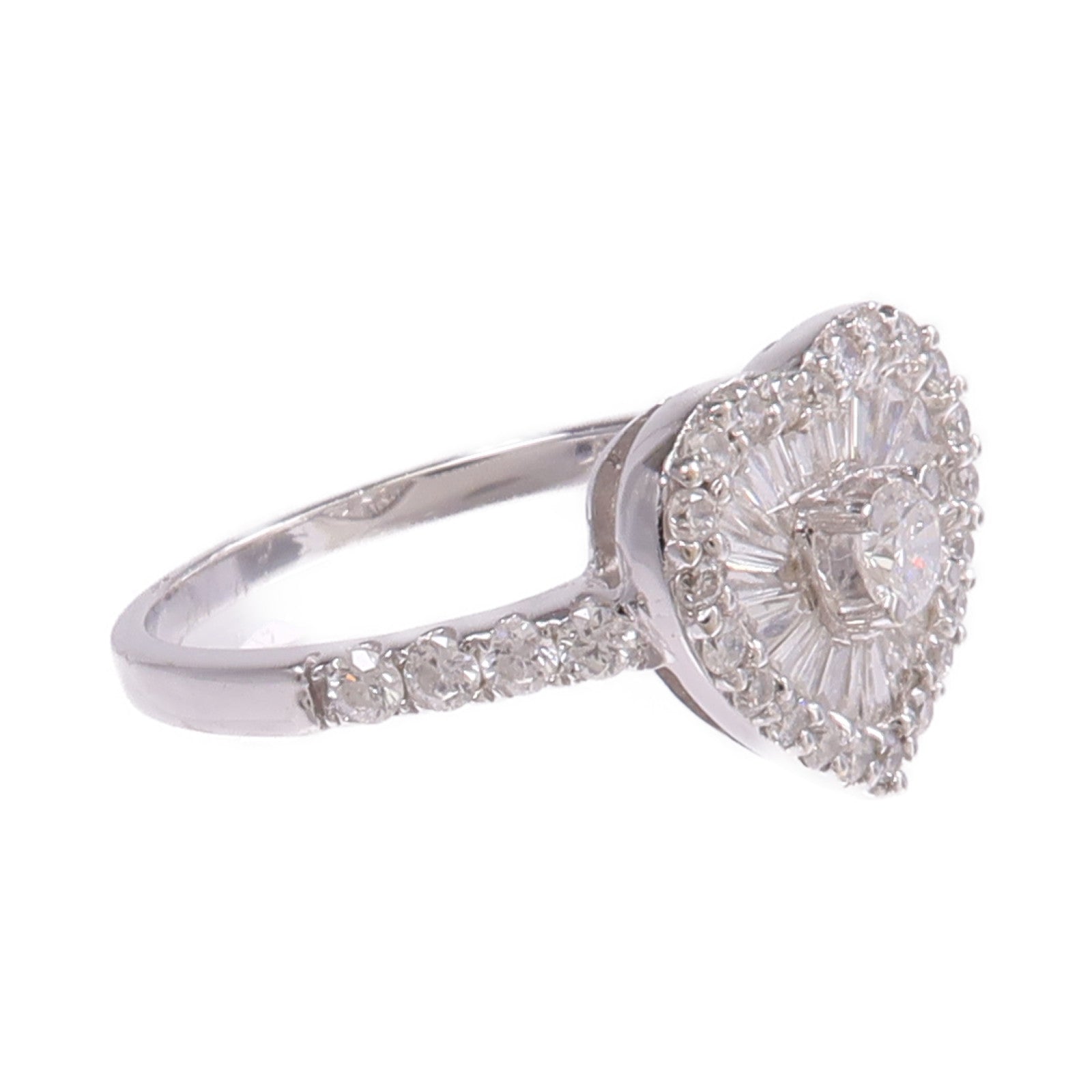 JEWELRY 【激減優惠】18K白金Diamond Ring鑽石戒指US#6.5