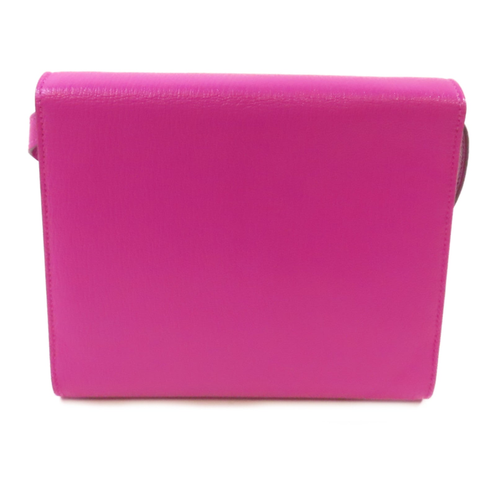 HERMES Chevre皮革Clic 16 Shoulder Bag銀扣肩背袋9I Magnolia/玉蘭紫色