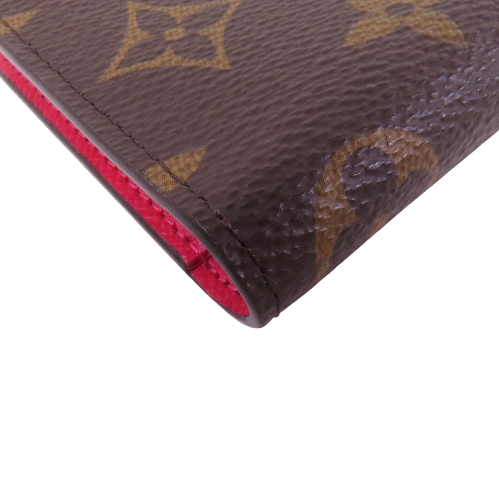 LOUIS VUITTON Monogram Lisa Wallet金扣短錢包