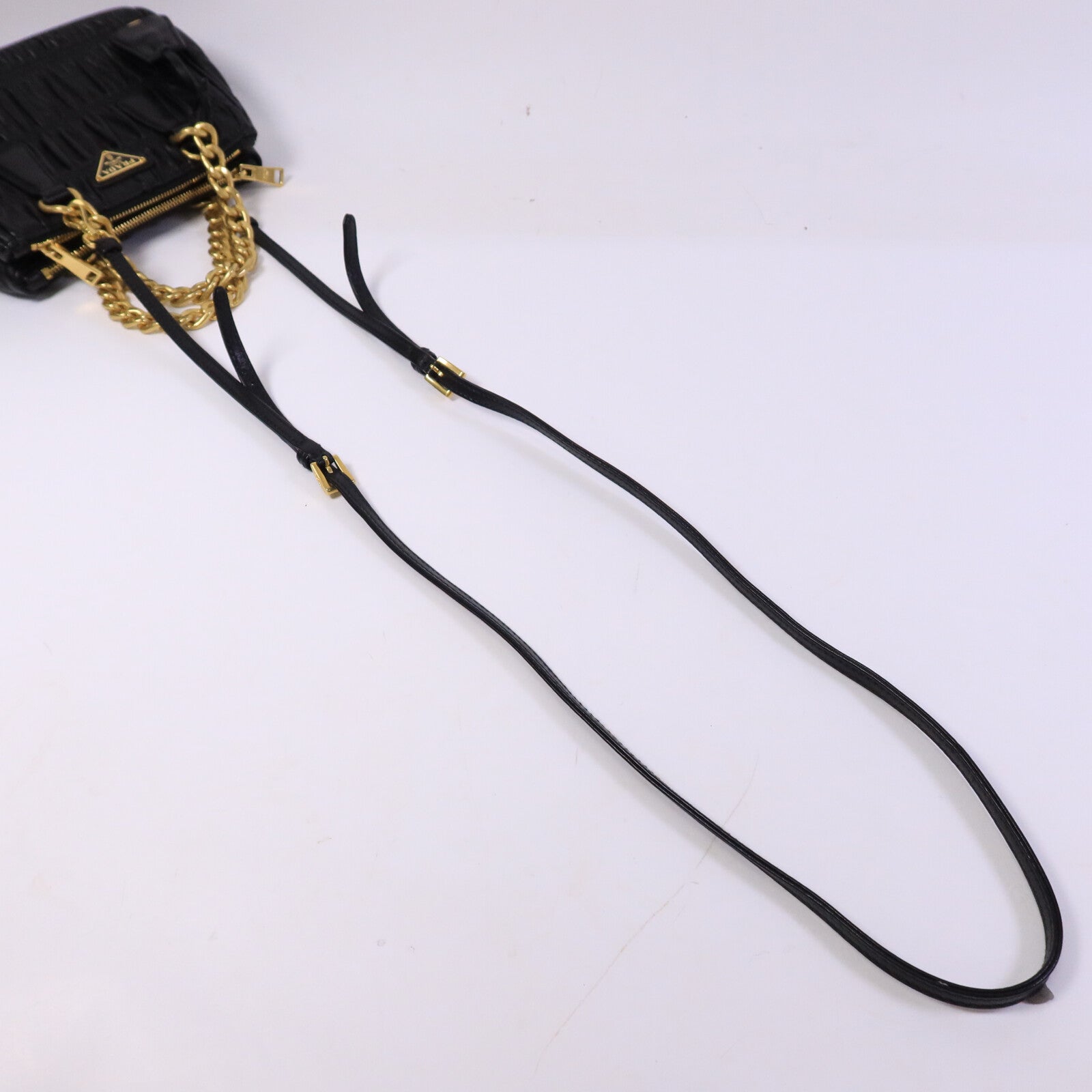 PRADA 羊皮皮革2 Way Shoulder Bag手挽肩背兩用袋