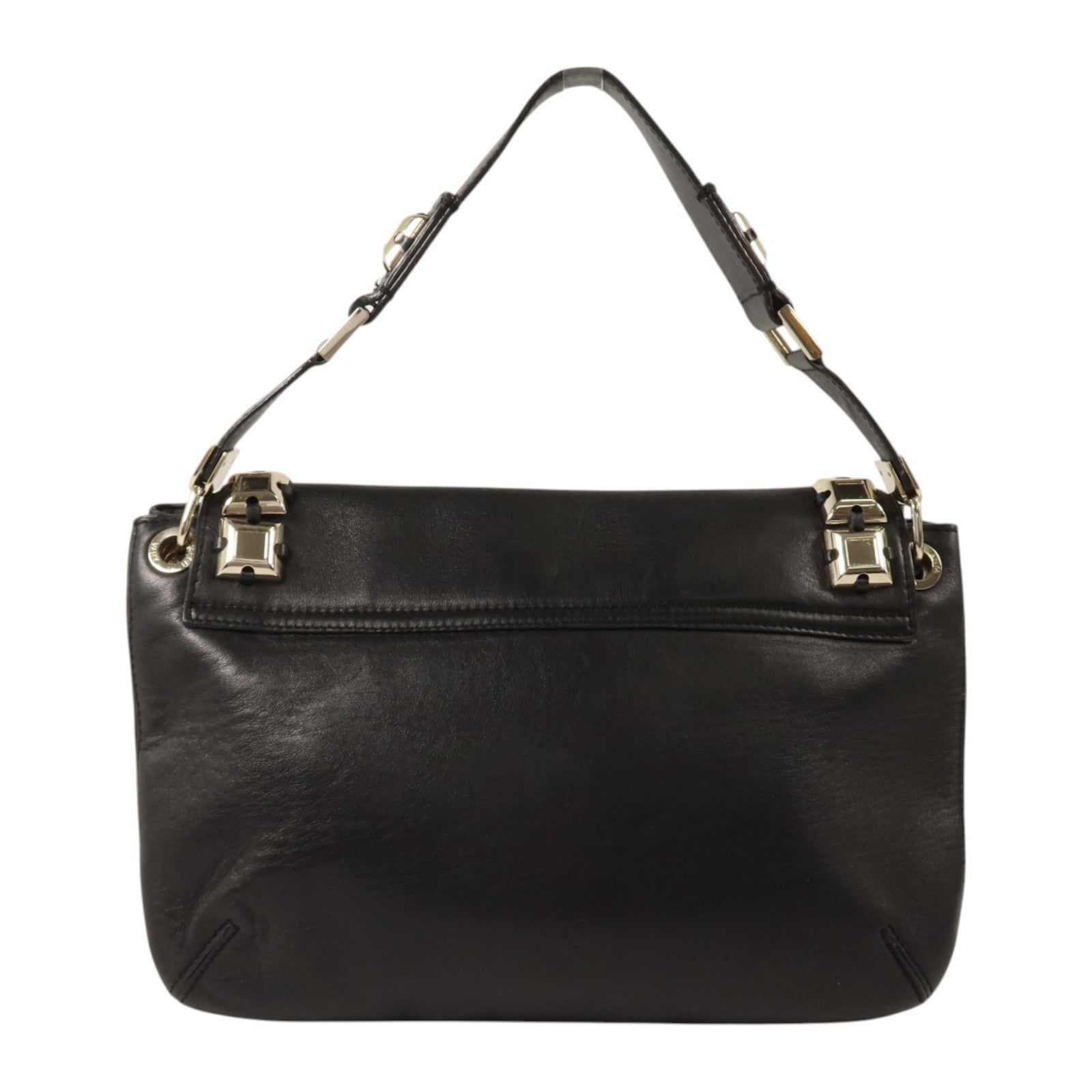 ANYA HINDMARCH 牛皮皮革Shoulder Bag金扣肩背袋