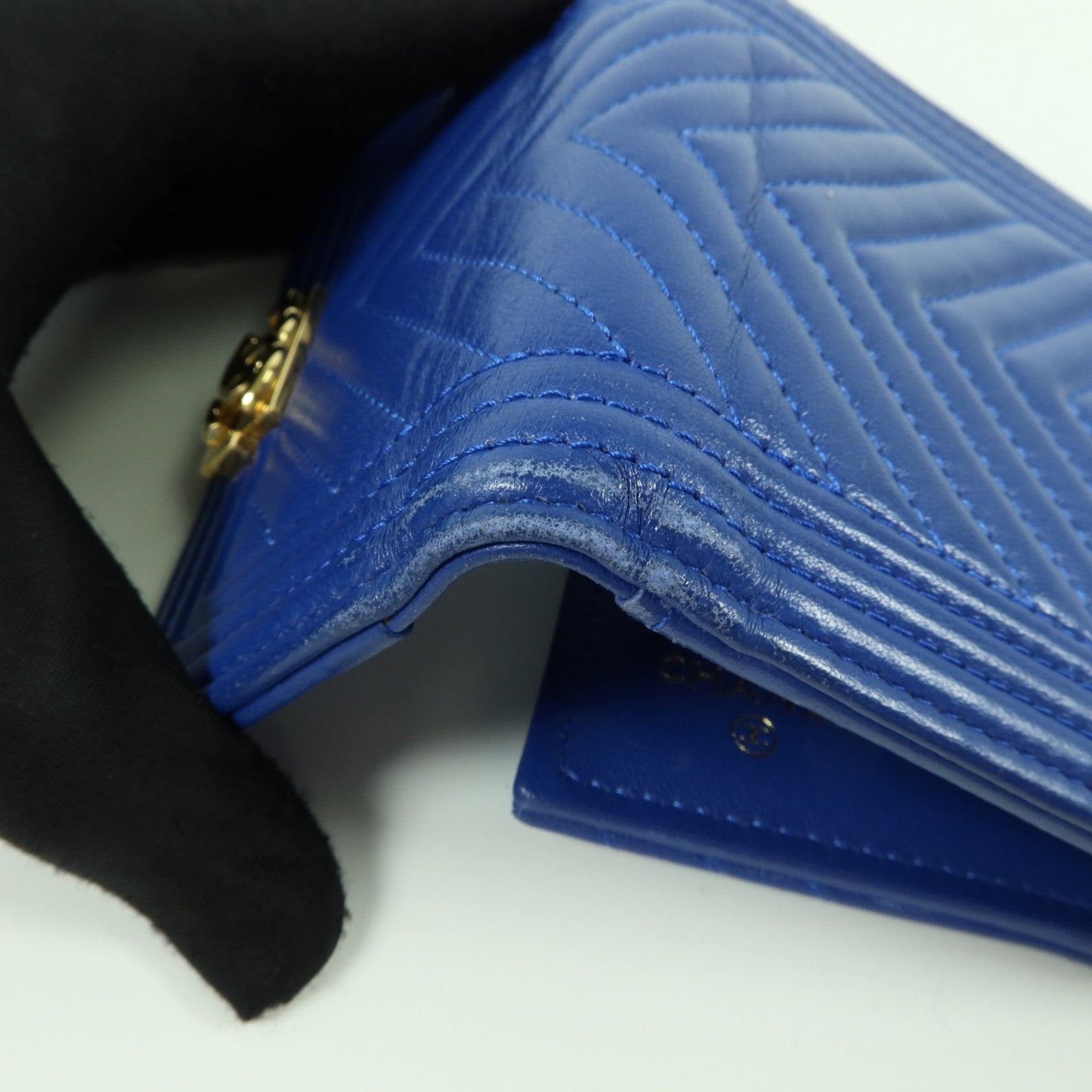 CHANEL 羊皮皮革Chanel Boy Wallet錢包