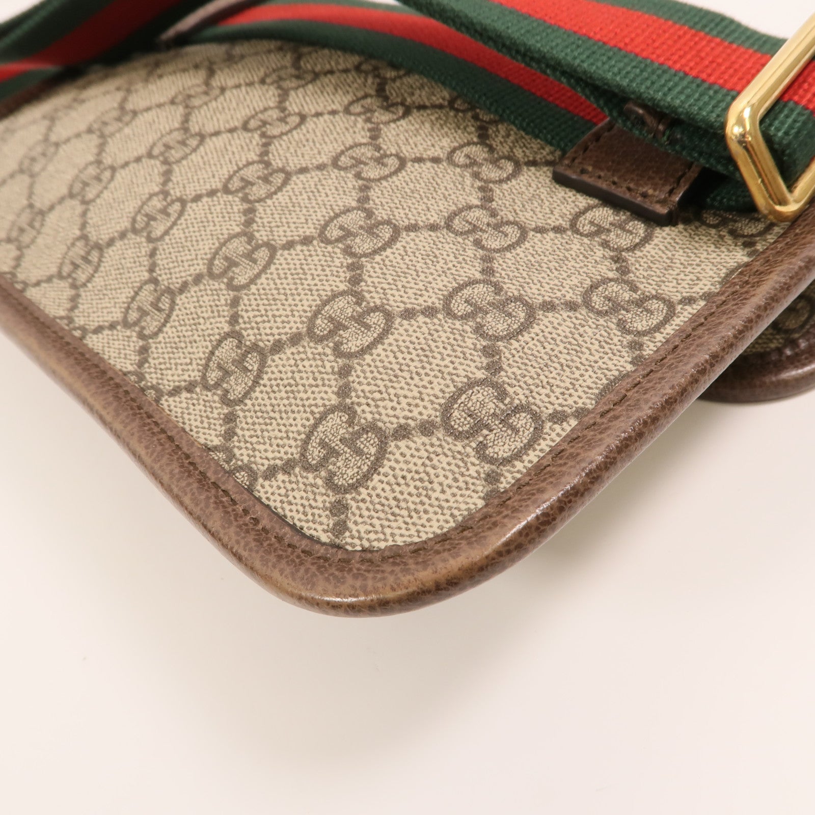 GUCCI 塗層帆布Neo Vintage GG Supreme金扣腰包