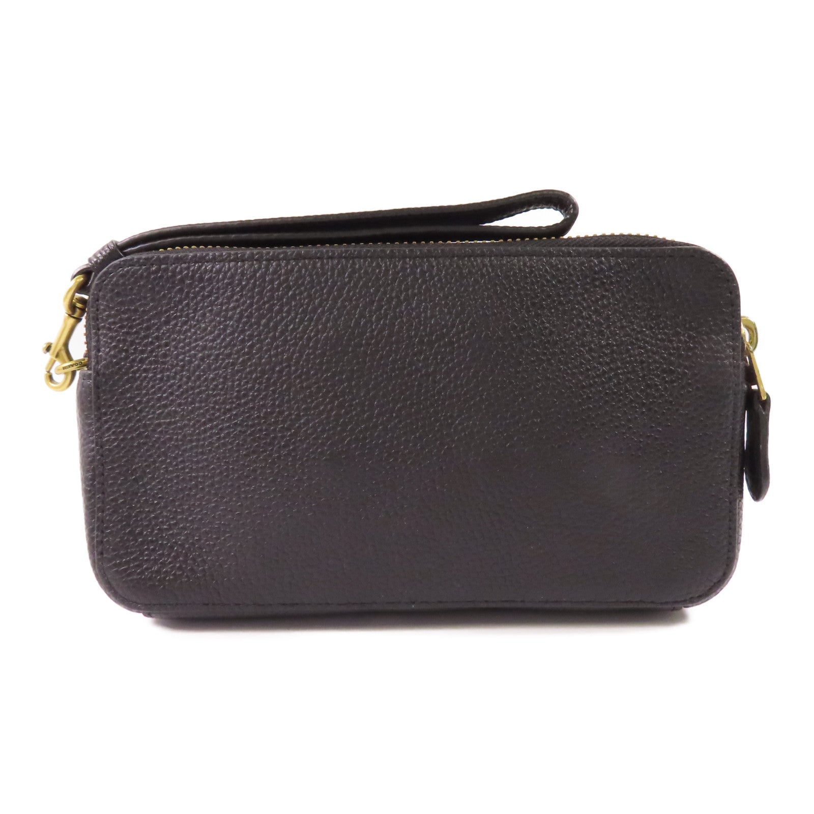 COACH 牛皮皮革Shoulder Bag金扣肩背袋