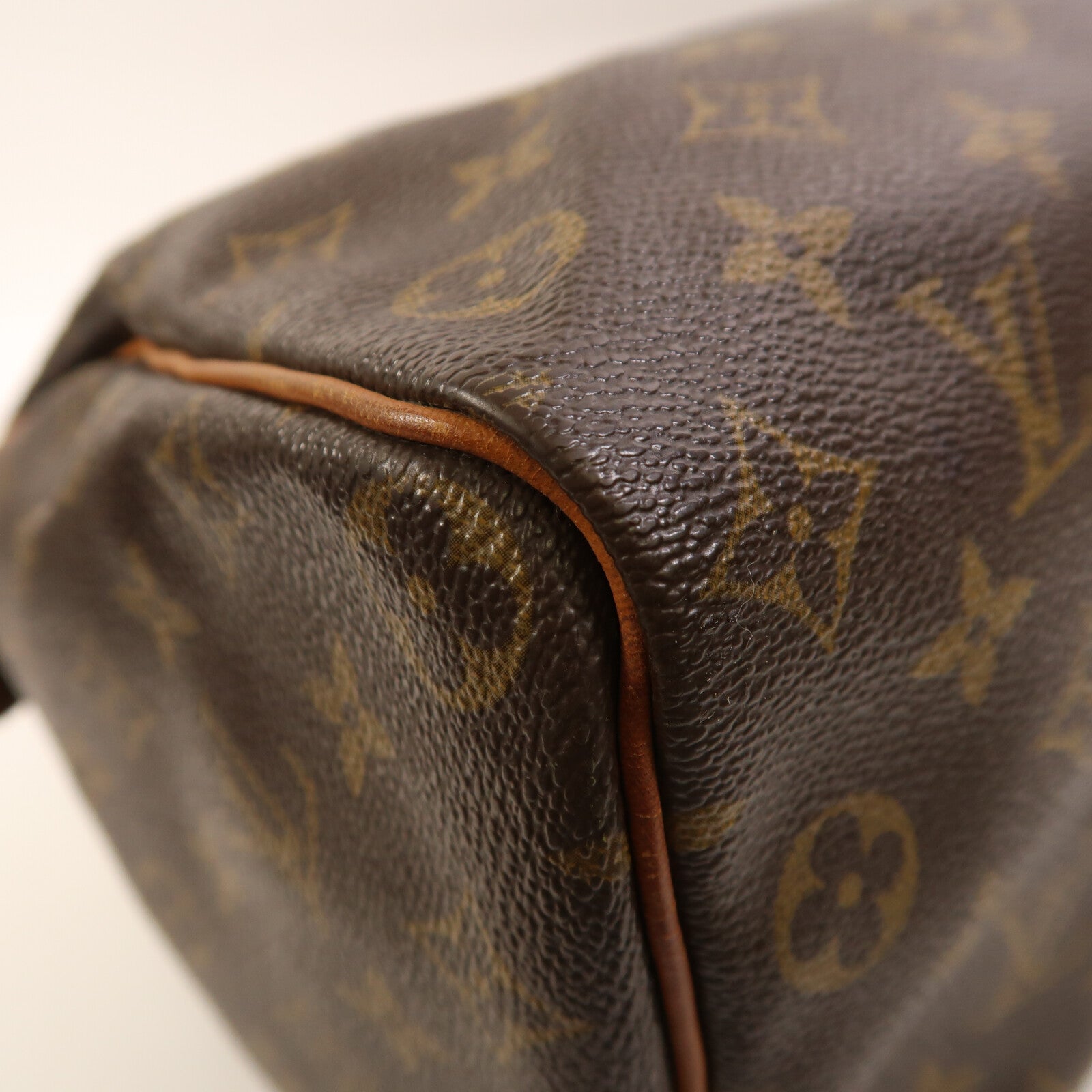 LOUIS VUITTON Monogram Speedy 35金扣手挽袋