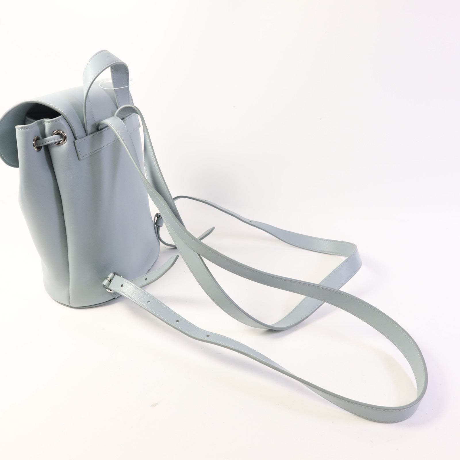 CELINE 牛皮皮革Bonnie銀扣背包