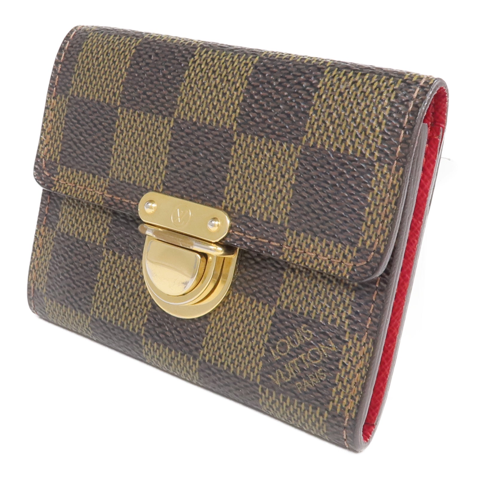 LOUIS VUITTON Damier Koala Card Case金扣零錢包/卡片套