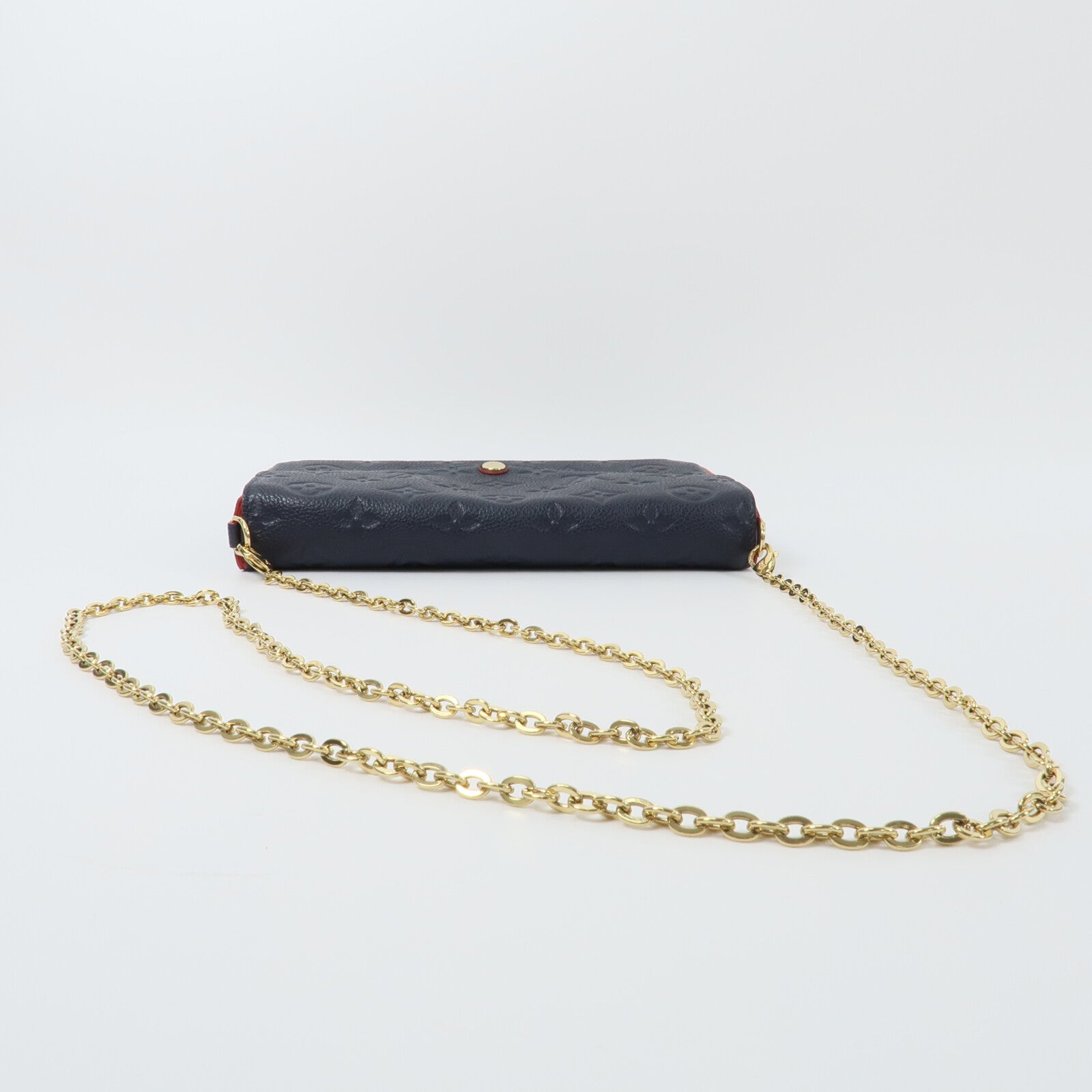 LOUIS VUITTON Monogram Empreinte Pochette Felicie鏈帶肩背袋