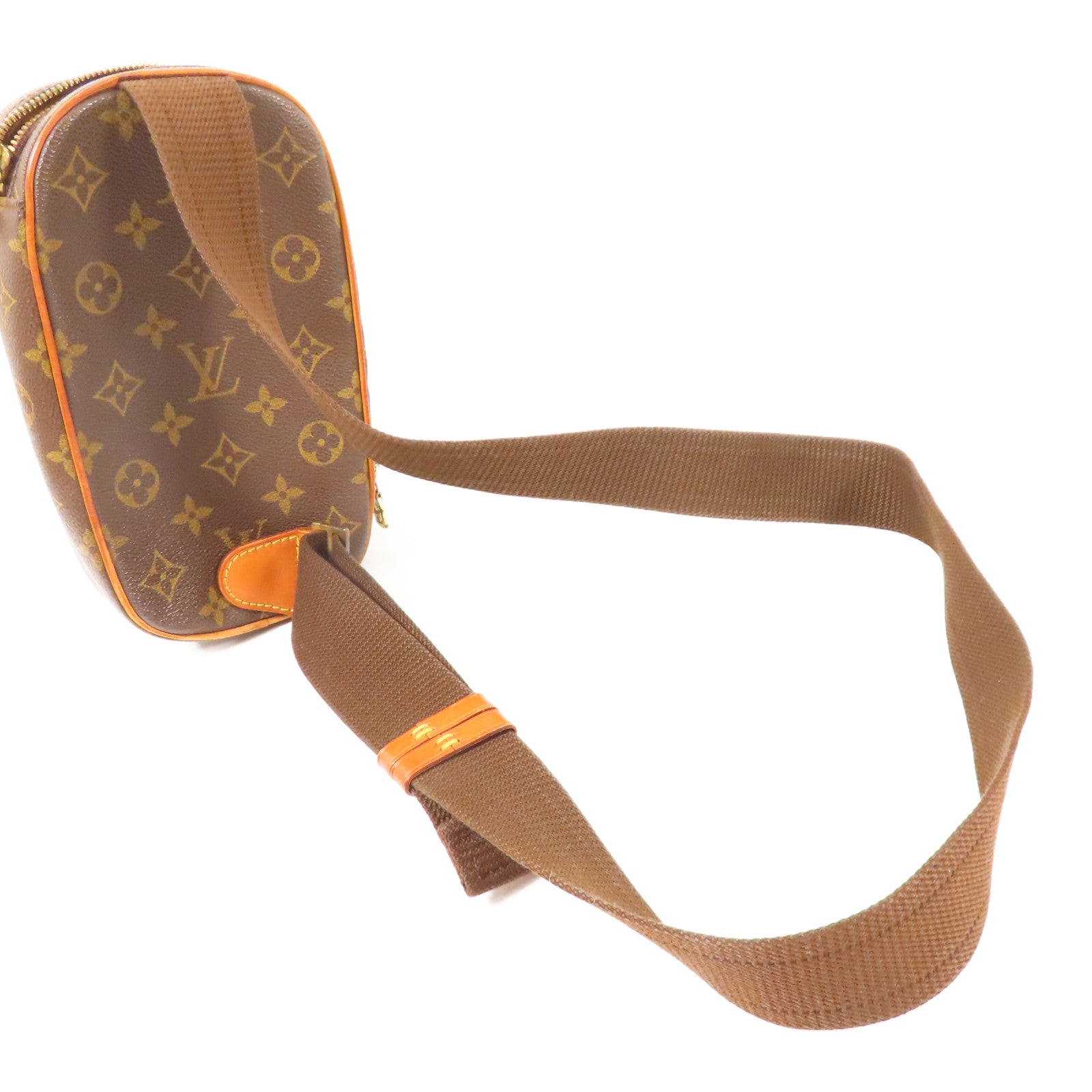 LOUIS VUITTON LV GHW Pochette Gange Waist Bag Shoulder M51870 Monogram Brown
