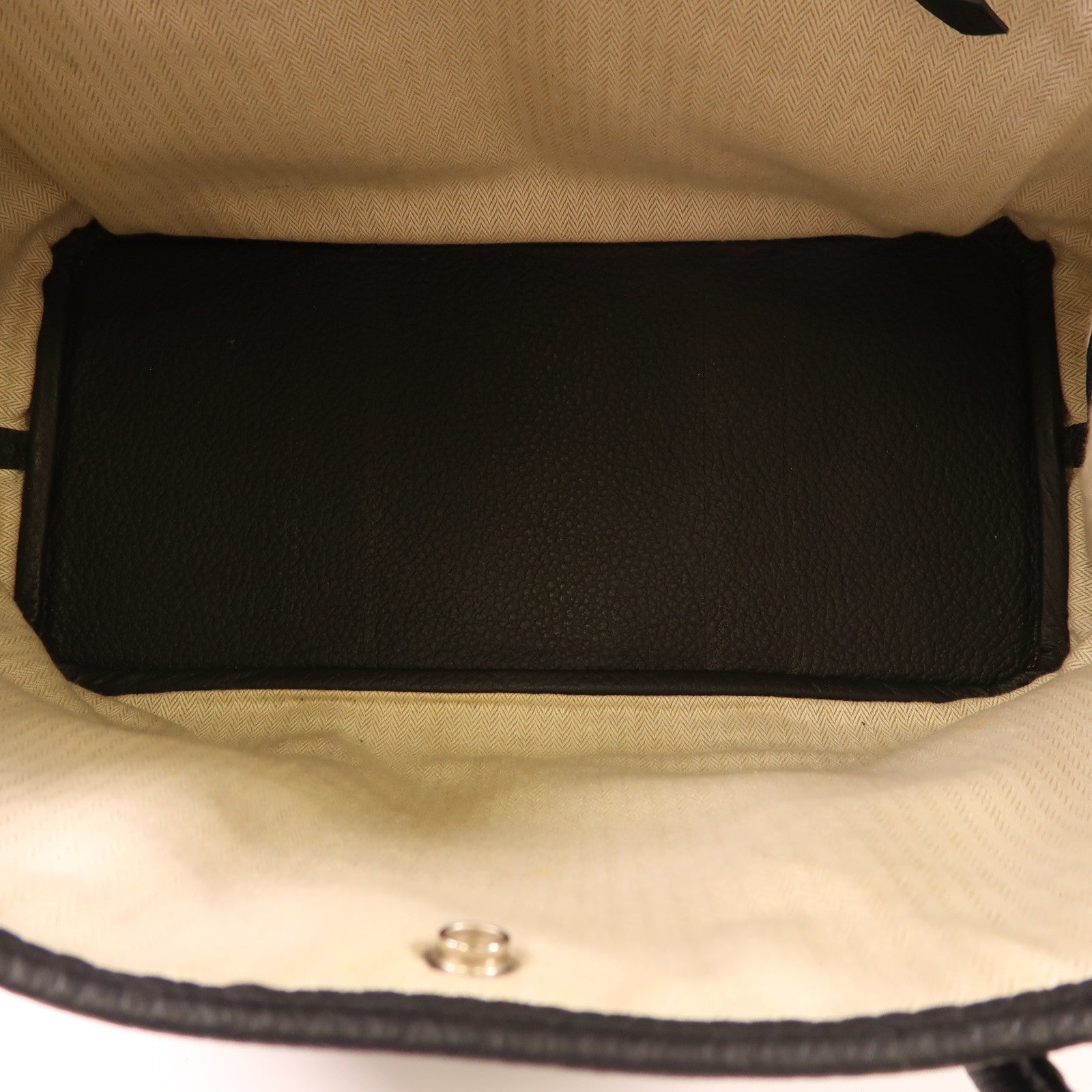 HERMES Country皮革Garden Party 36銀扣肩背袋Noir