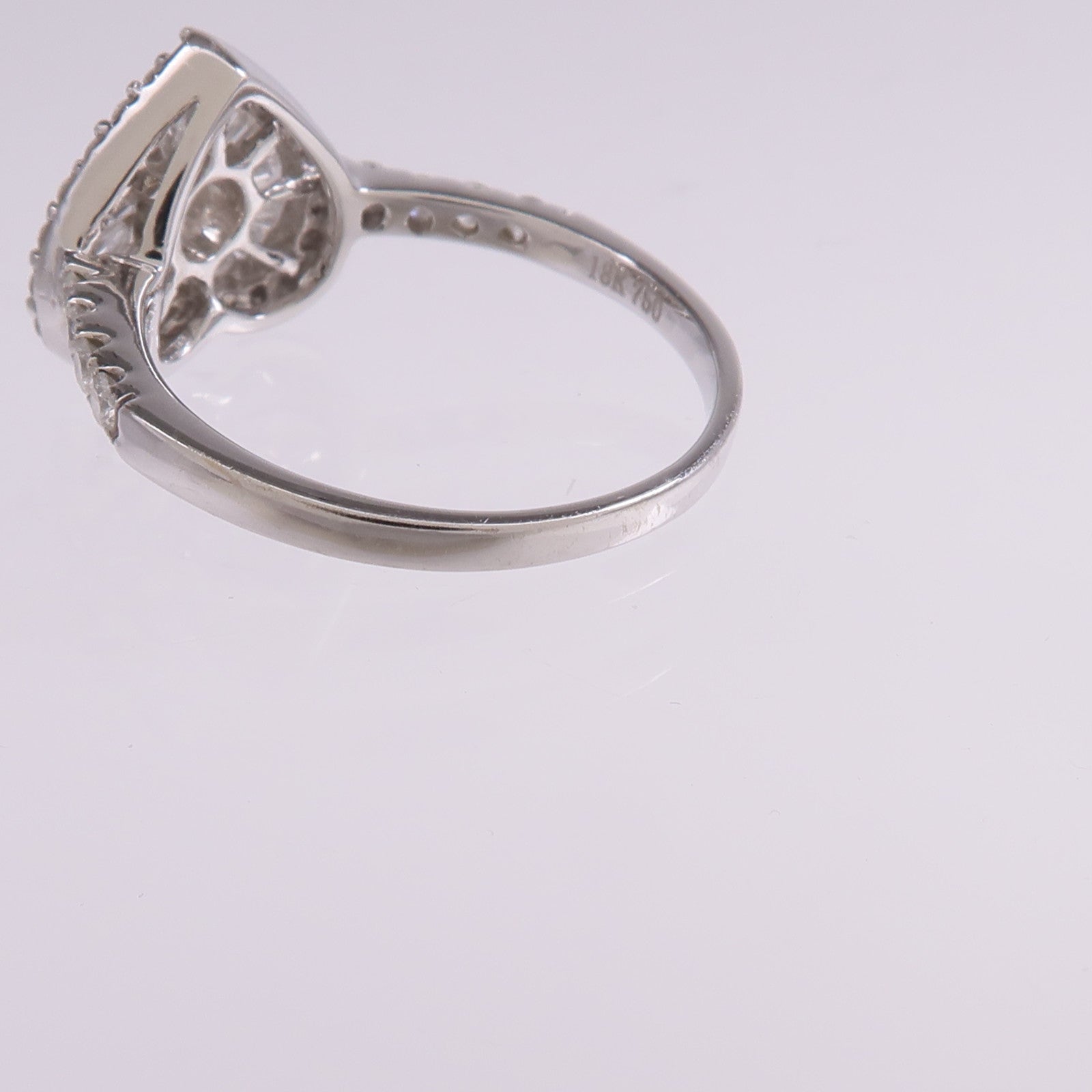 JEWELRY 【激減優惠】18K白金Diamond Ring鑽石戒指US#6.5