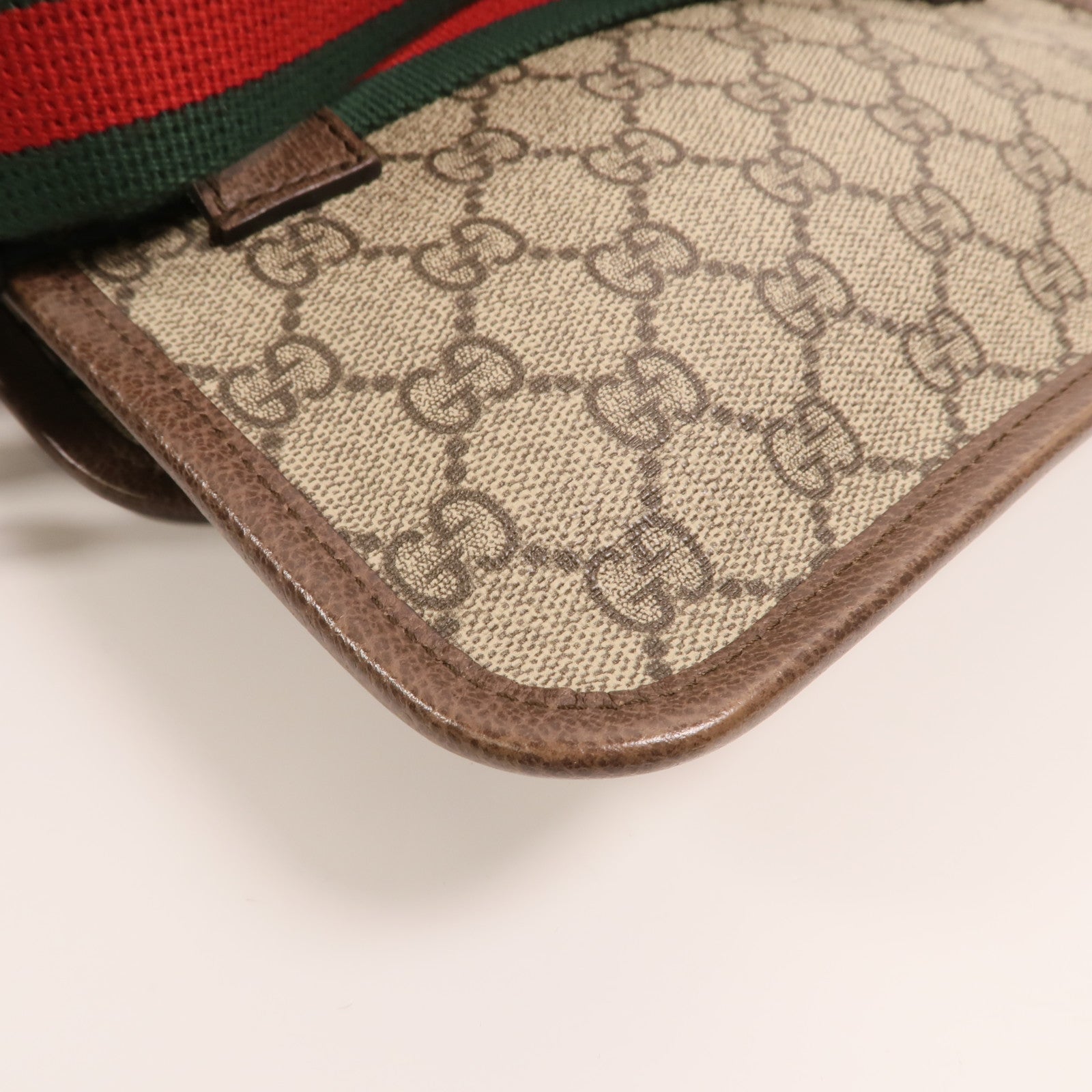 GUCCI 塗層帆布Neo Vintage GG Supreme金扣腰包