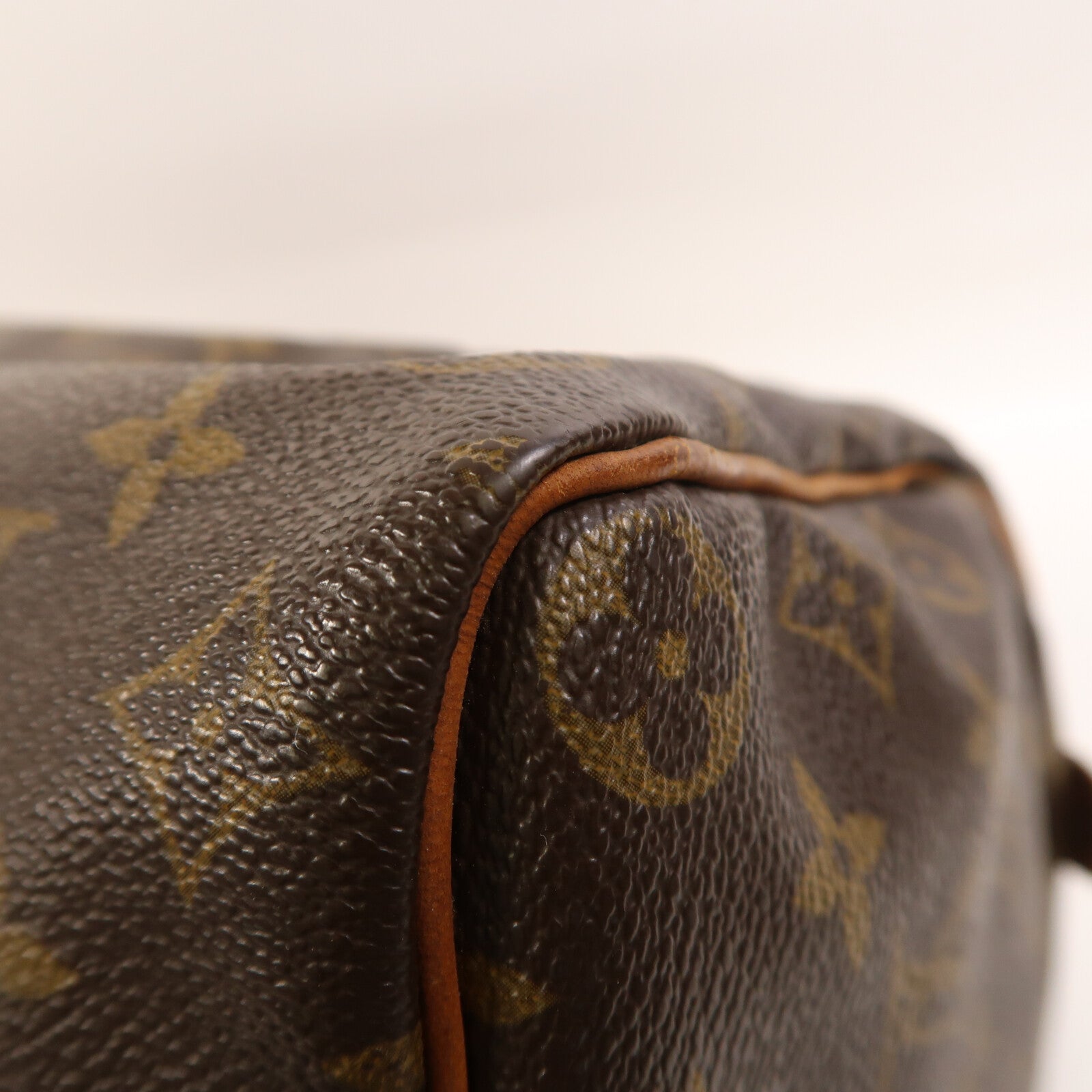 LOUIS VUITTON Monogram Speedy 35金扣手挽袋