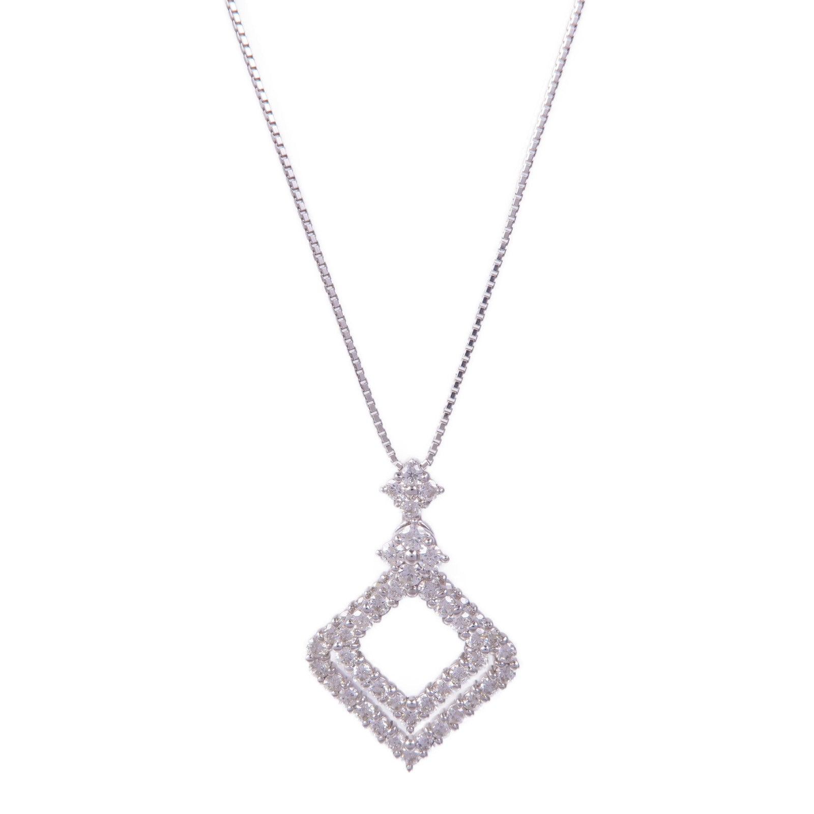 JEWELRY 18K白金Diamond Necklace鑽石項鍊