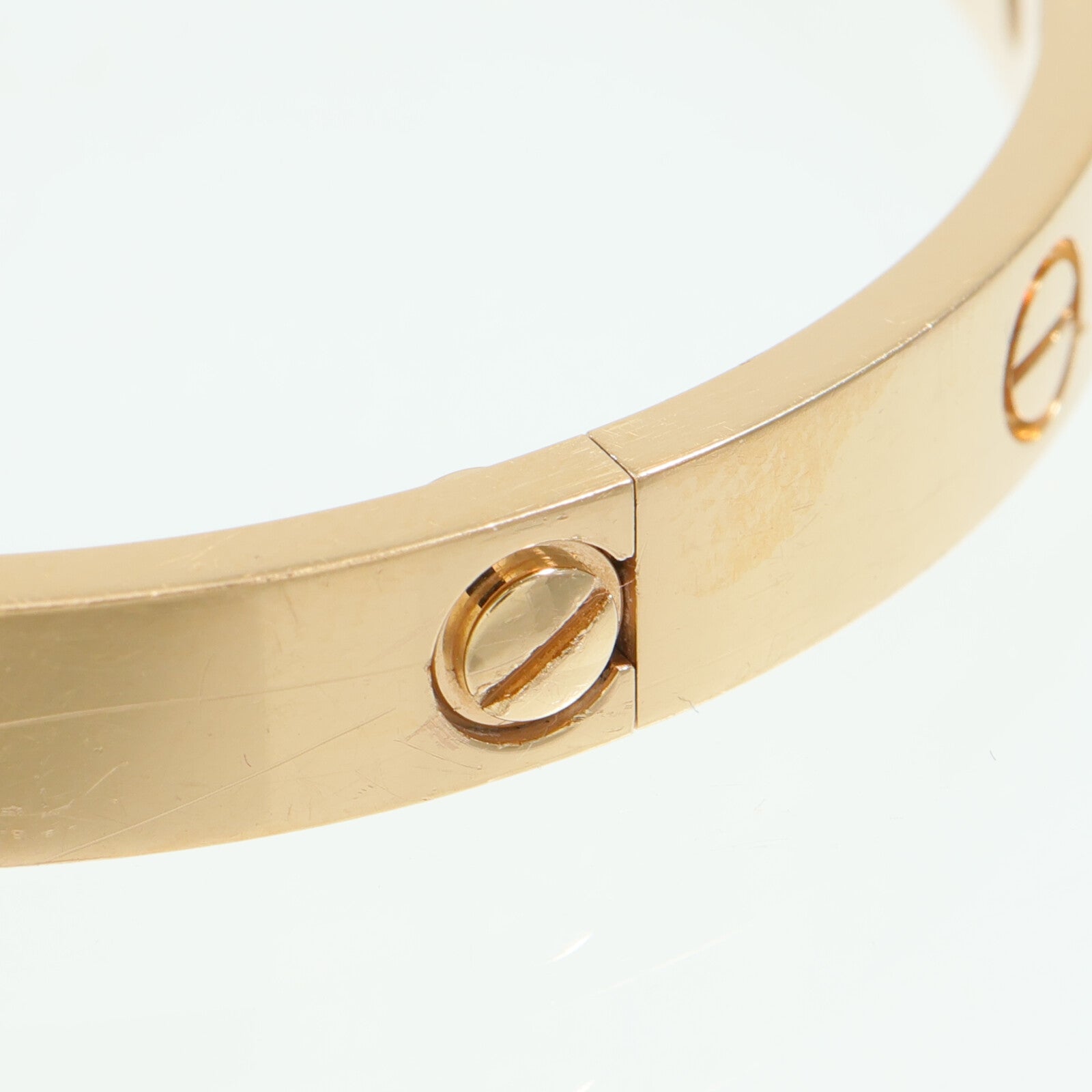 CARTIER 18玫瑰金Love Bracelet 4P Diamond手鐲