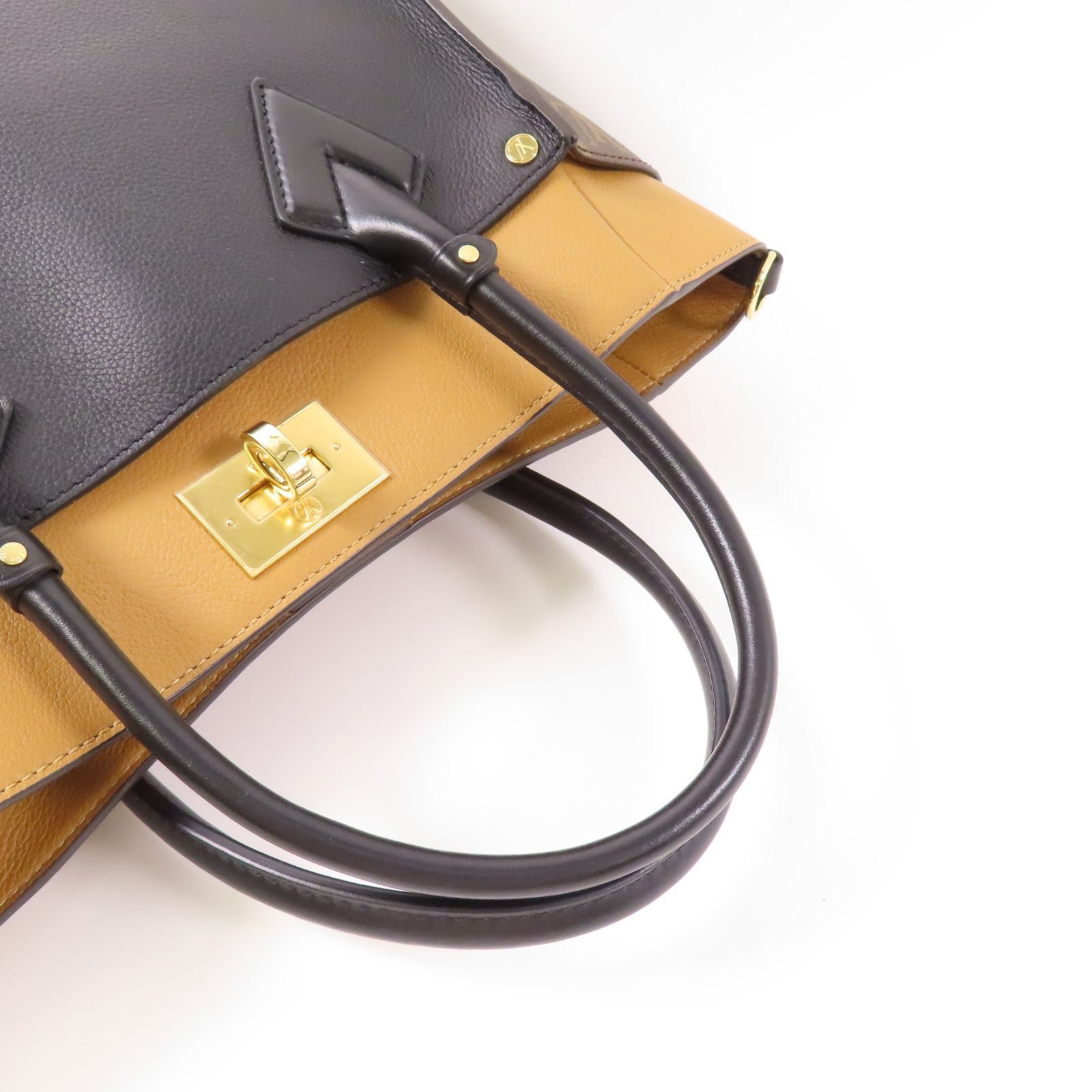 LOUIS VUITTON LV GHW On My Side MM 2 Way Shoulder Bag M53823 Monogram Calfskin