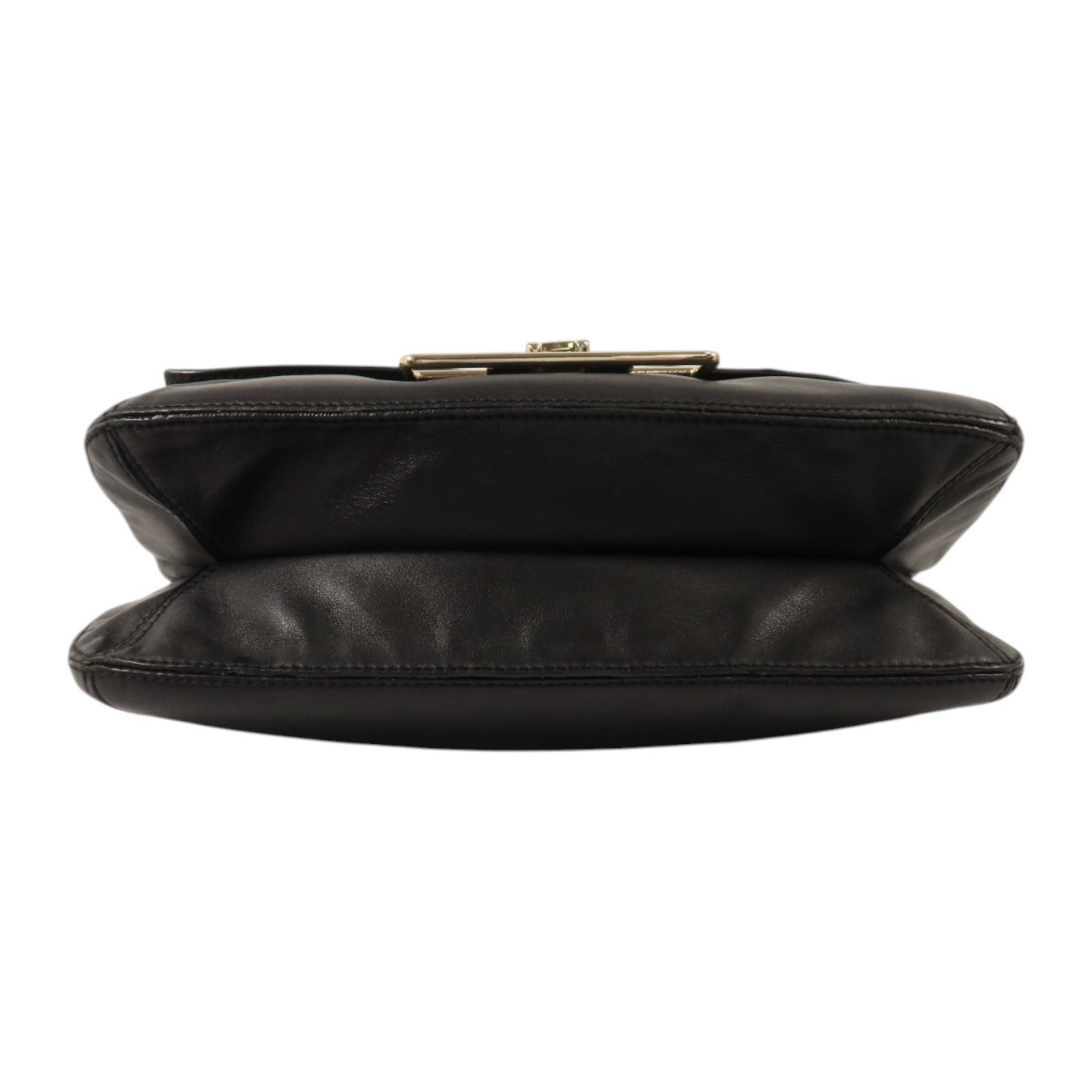 ANYA HINDMARCH 牛皮皮革Shoulder Bag金扣肩背袋