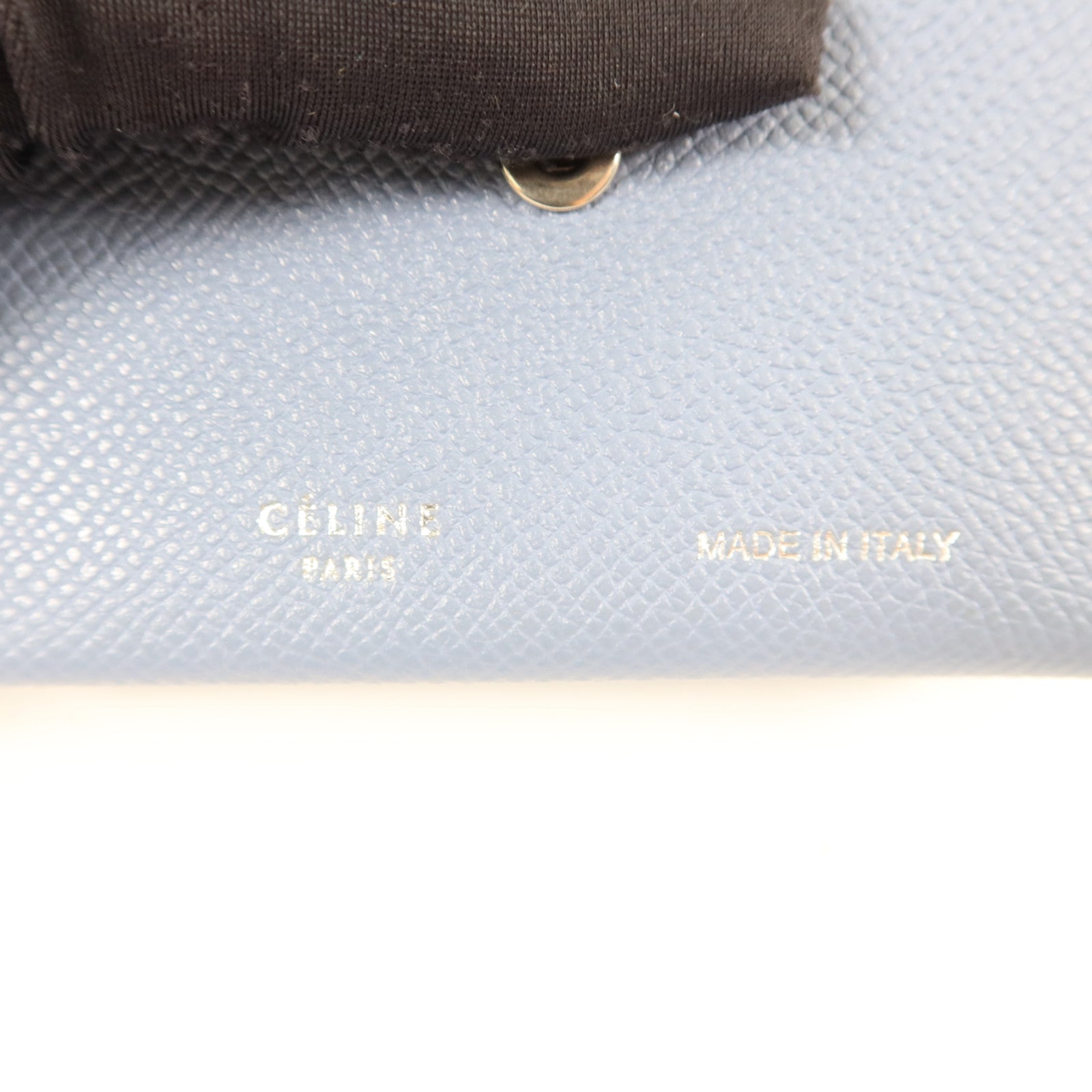 CELINE 牛皮皮革Card Case銀扣卡片套
