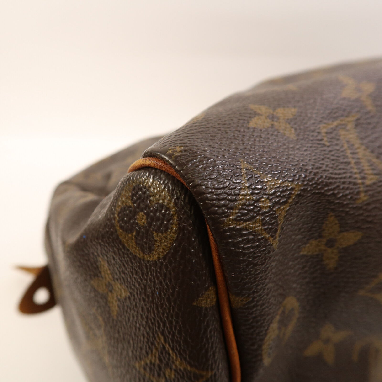 LOUIS VUITTON Monogram Speedy 35金扣手挽袋