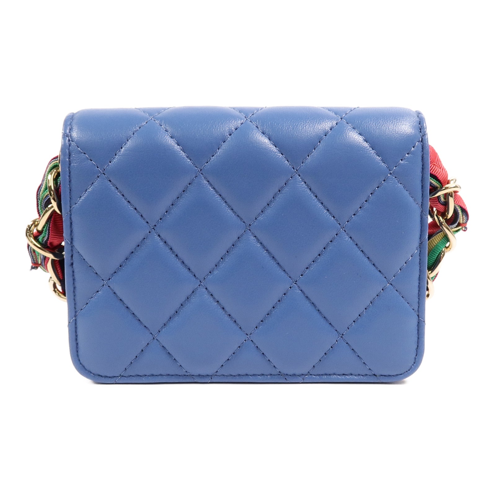 CHANEL 羊皮皮革Mini Chain Bag鏈帶肩背袋