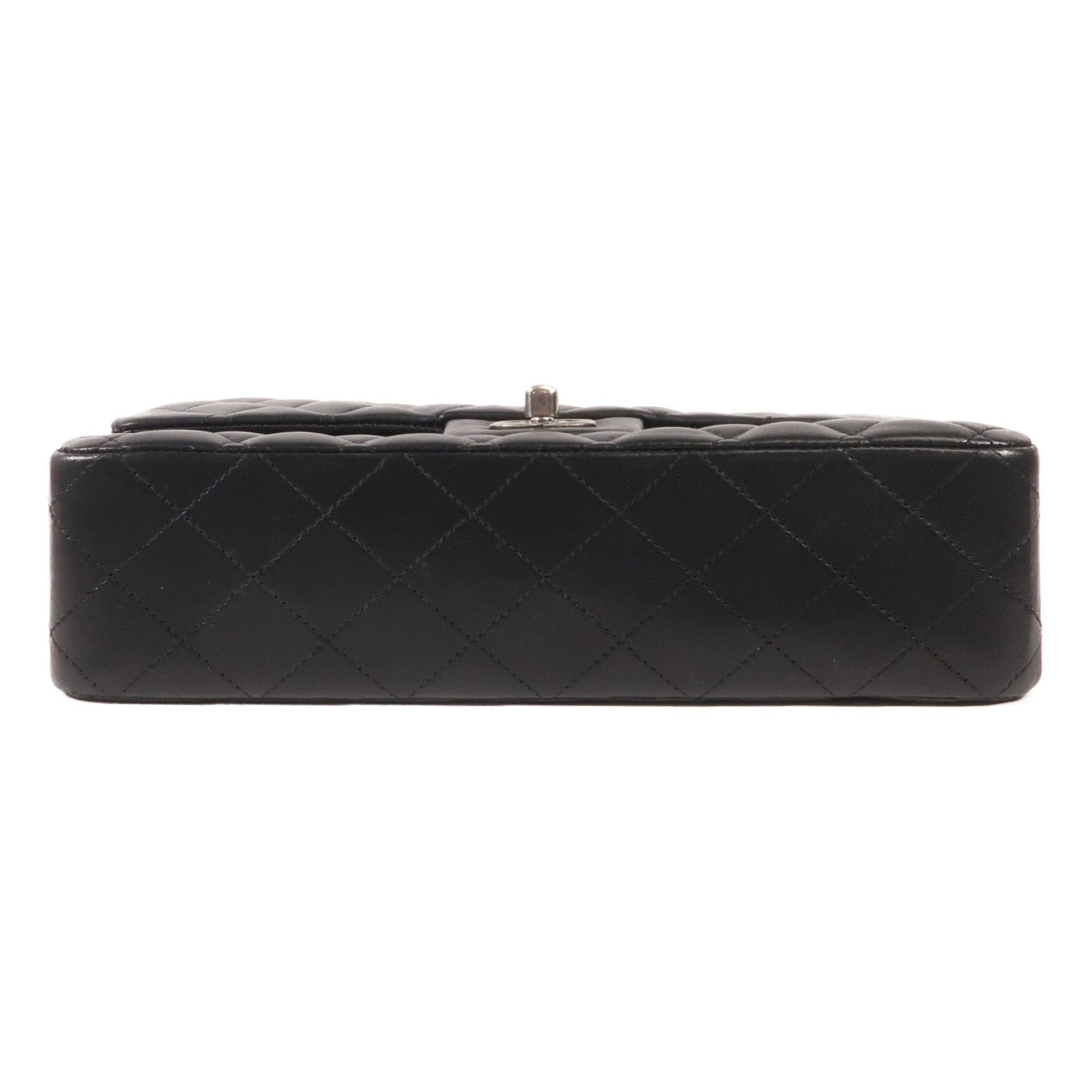 CHANEL 羊皮皮革Classic 25銀扣鏈帶肩背袋