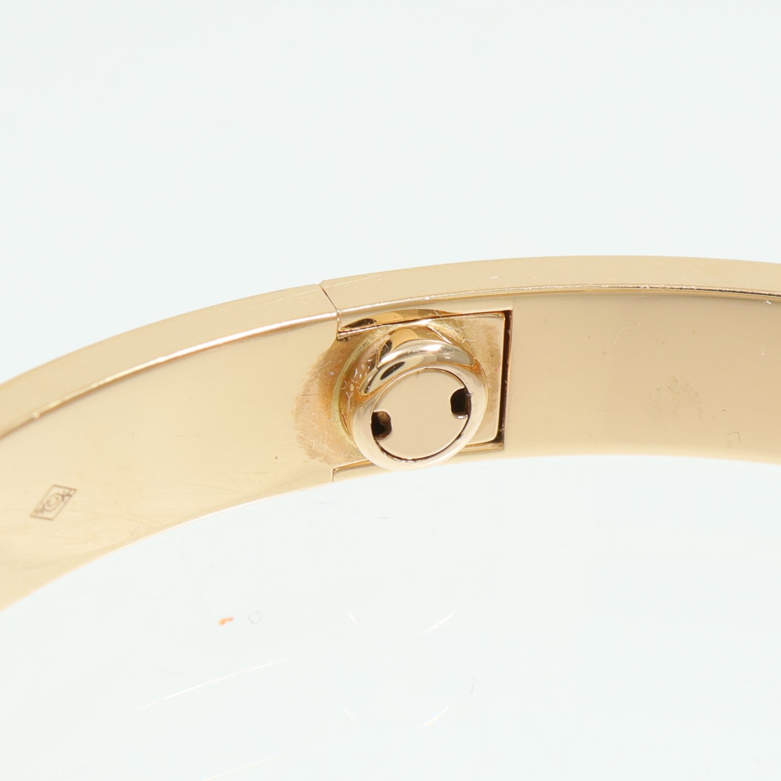 CARTIER 18玫瑰金Love Bracelet 4P Diamond手鐲