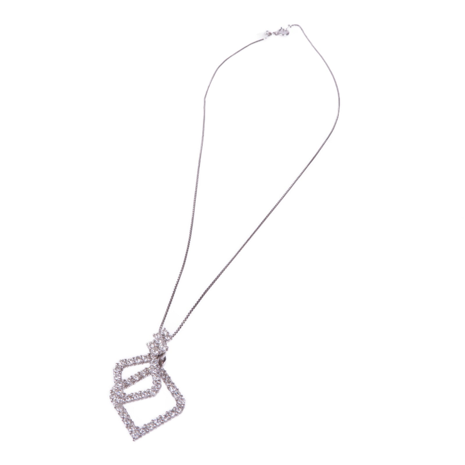 JEWELRY 18K白金Diamond Necklace鑽石項鍊