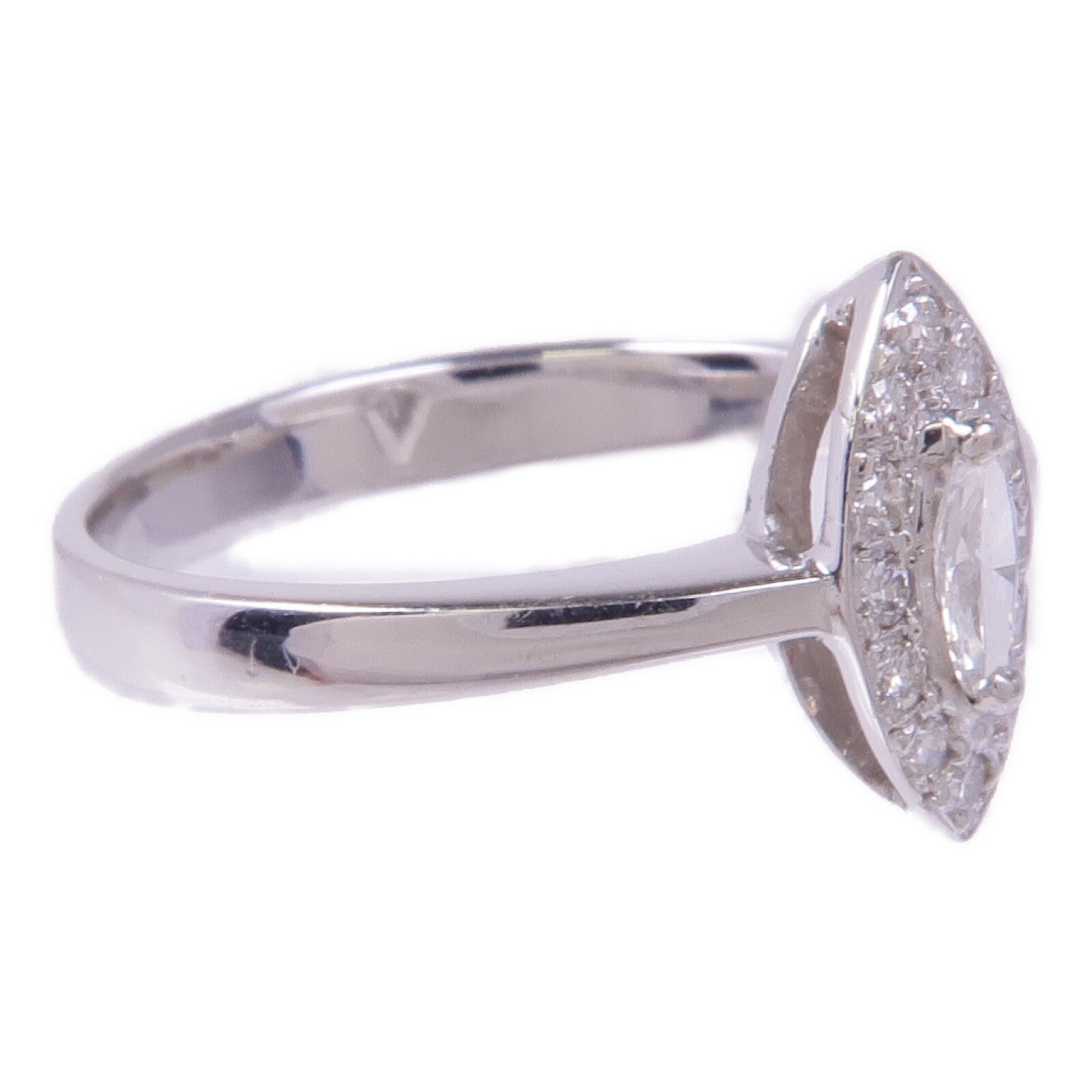 JEWELRY 【激減優惠】18K白金Diamond Ring鑽石戒指US#4.5