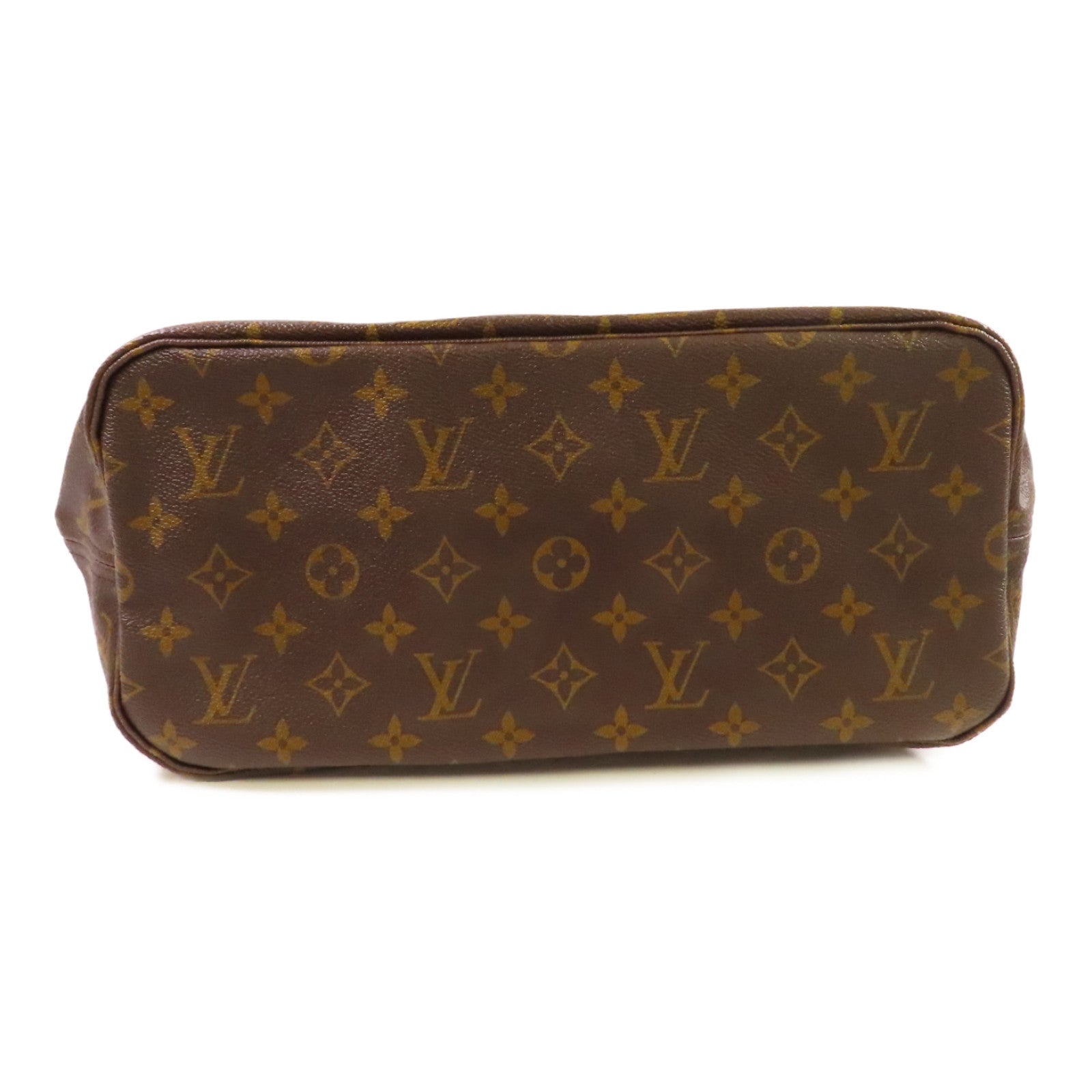 LOUIS VUITTON Monogram Neverfull MM Tote Bag金扣肩背袋啡色