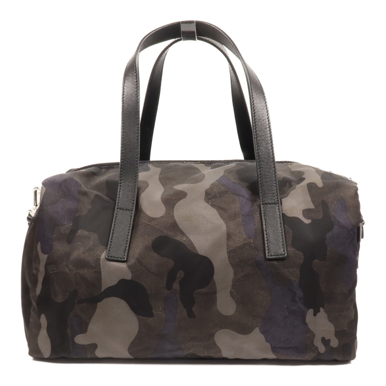 PRADA 尼龍2 Way Shoulder銀扣手挽肩背兩用袋
