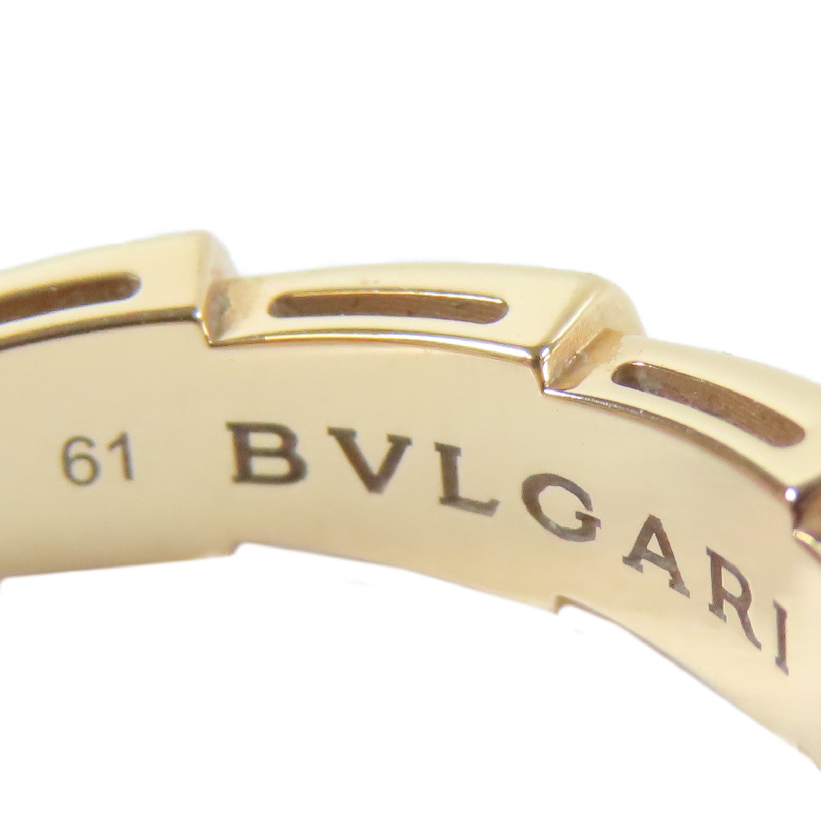 BVLGARI 【激減優惠】18K玫瑰金Serpenti Ring戒指#61/US#9.25