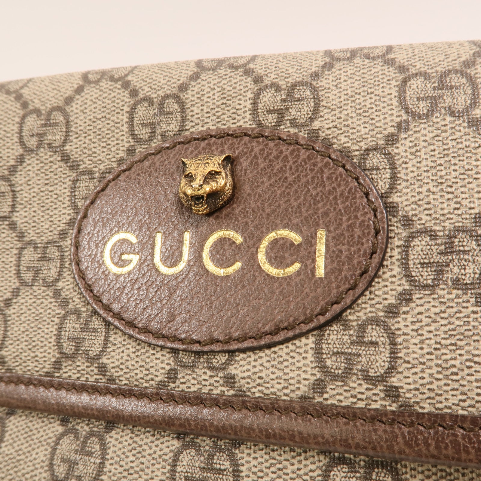 GUCCI 塗層帆布Neo Vintage GG Supreme金扣腰包
