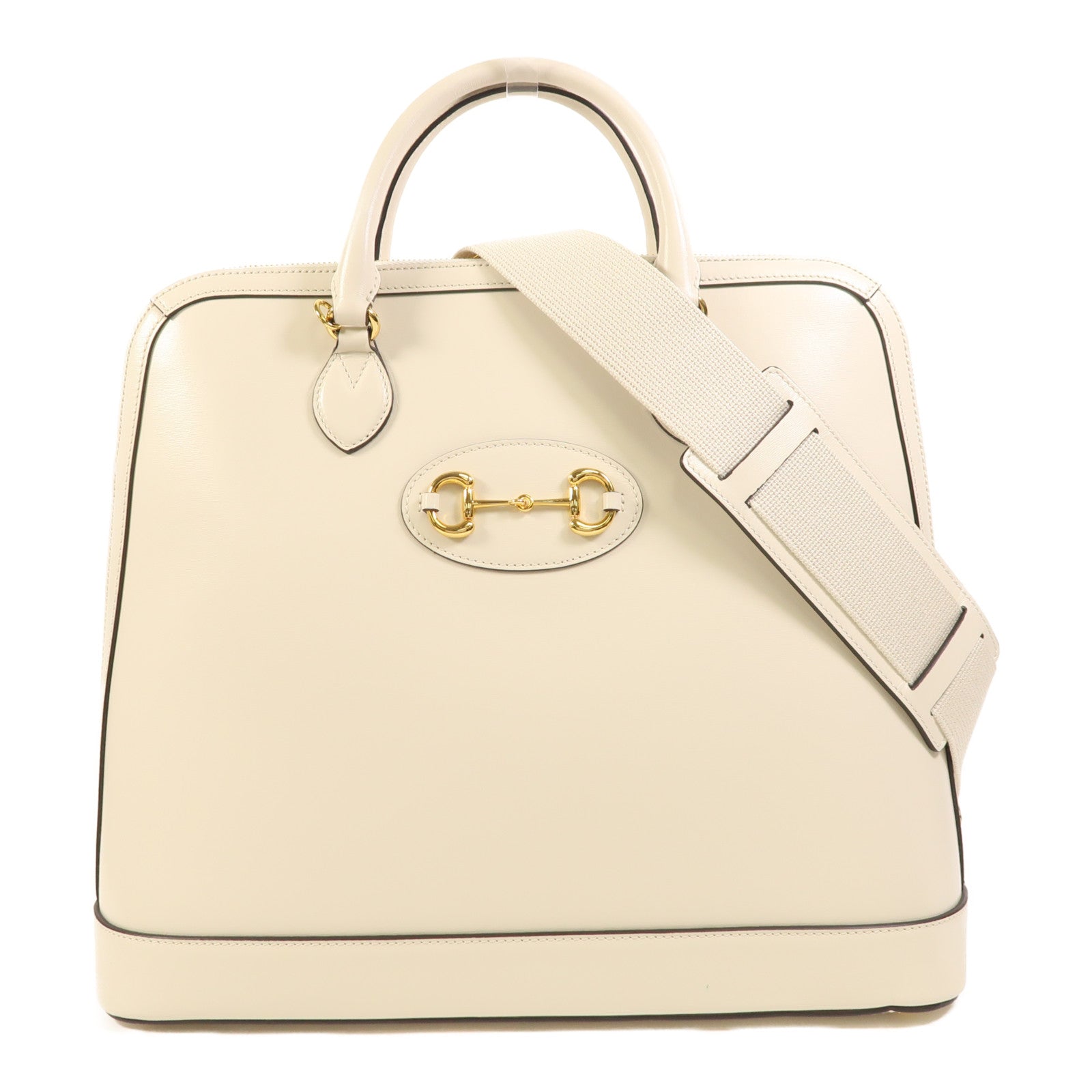 GUCCI 牛皮皮革1955 Horsebit金扣手挽肩背兩用袋