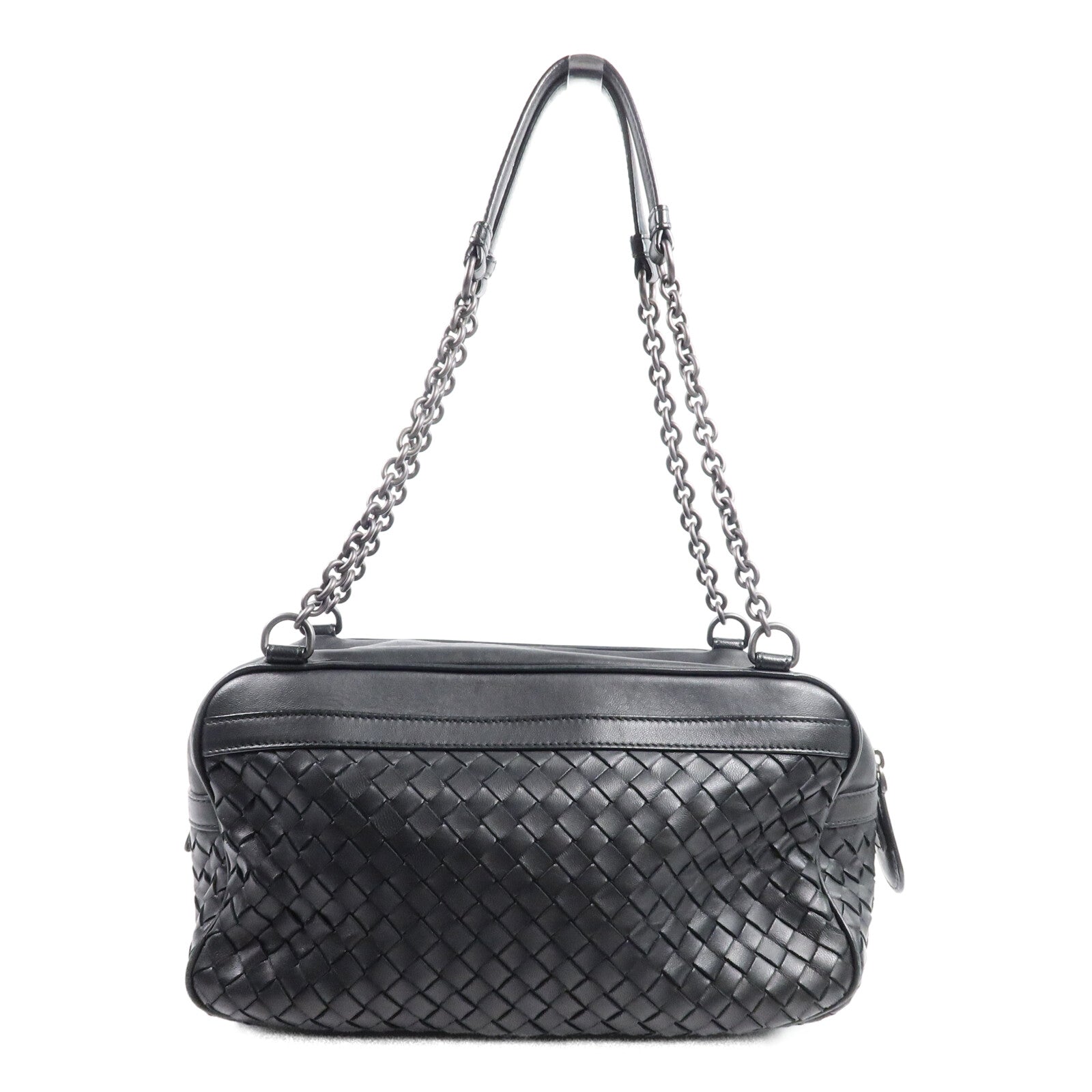 BOTTEGA VENETA 牛皮皮革Shoulder Bag鏈帶肩背袋