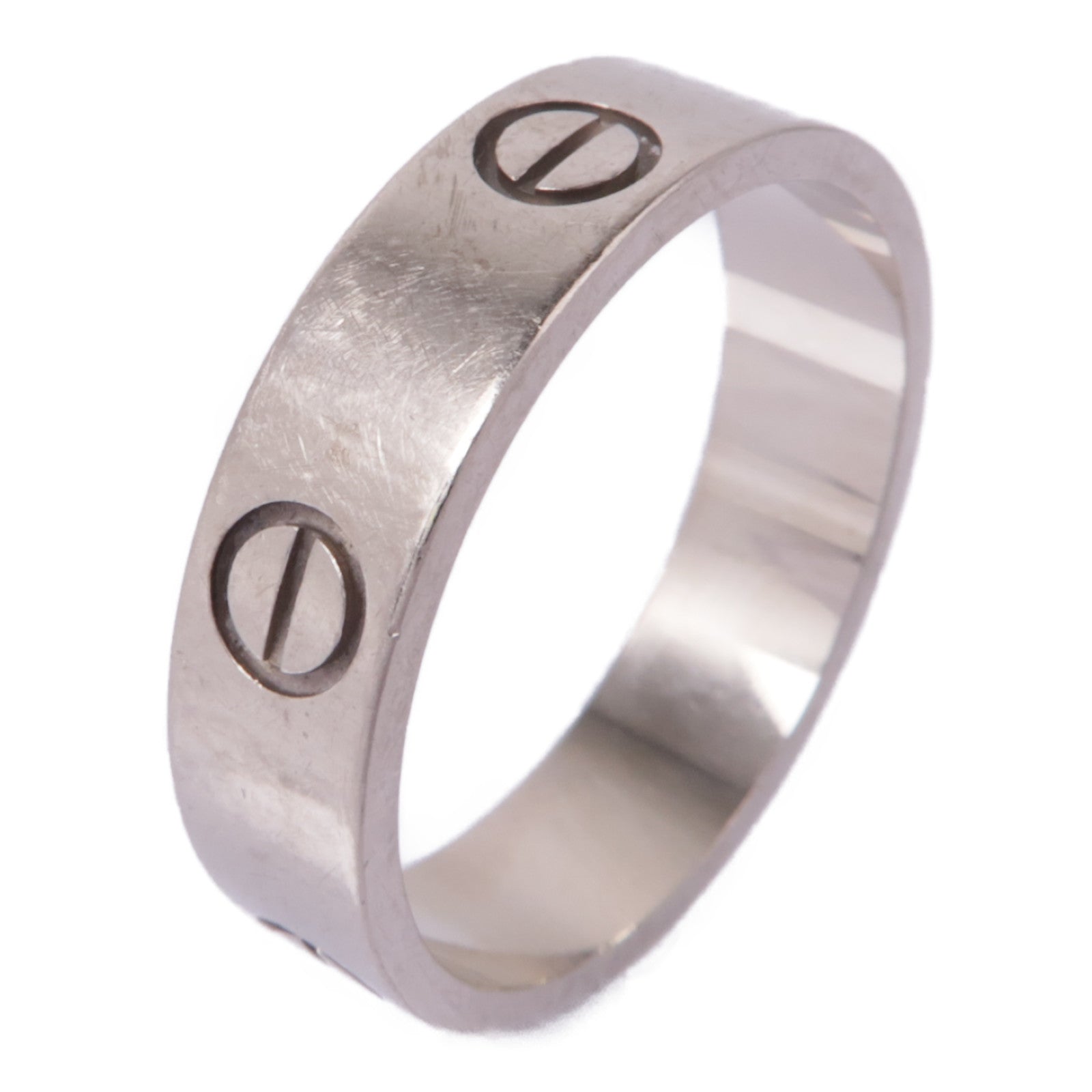 CARTIER 18K白金Love Ring戒指Cartier#62/US#9.75