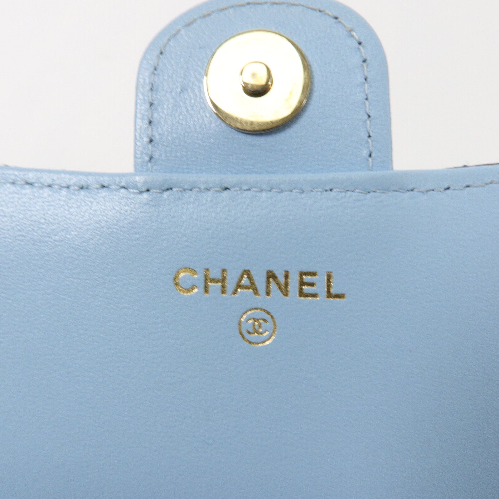 CHANEL 羊皮皮革Mini Flap Bag鏈帶手挽肩背兩用袋