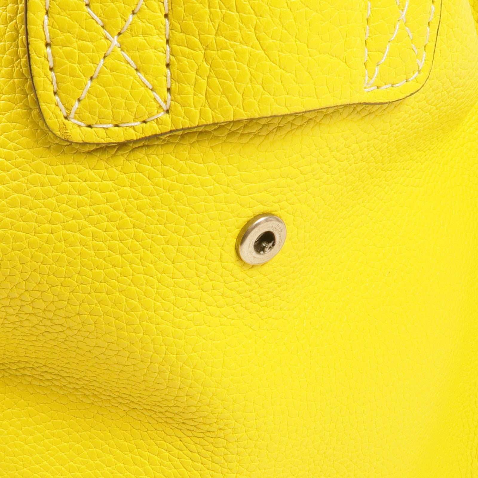 CELINE 牛皮皮革Mini Luggage銀扣手挽袋