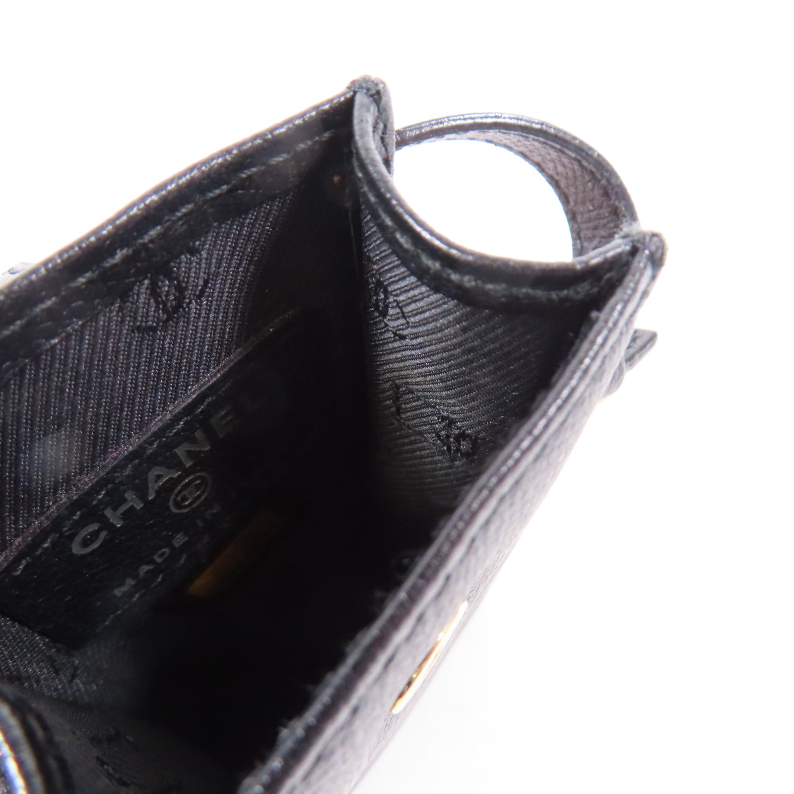 CHANEL 牛皮皮革Cigarette Case金扣肩背袋