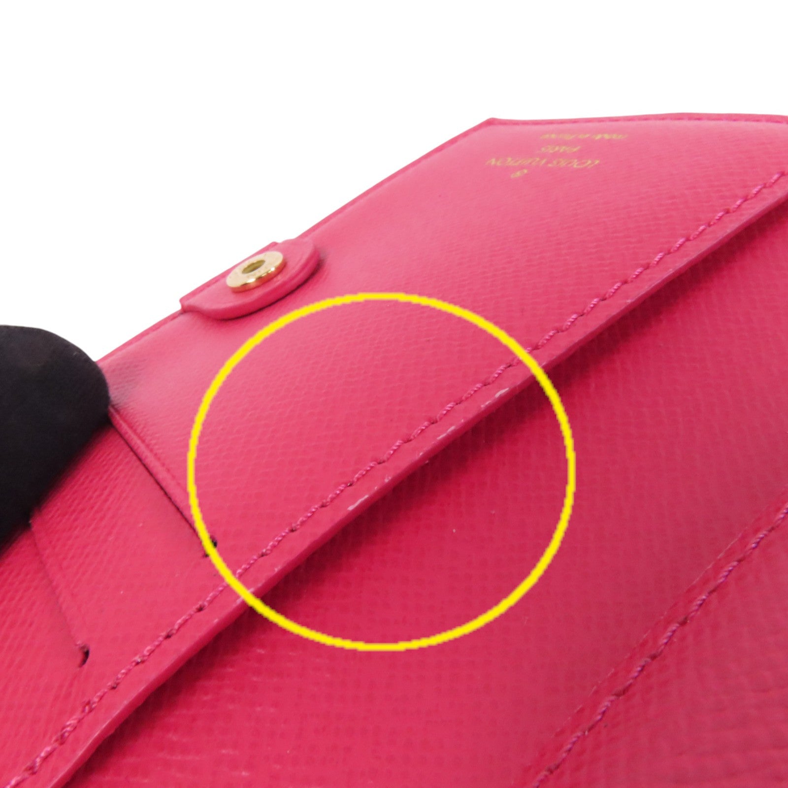 LOUIS VUITTON Monogram Lisa Wallet金扣短錢包