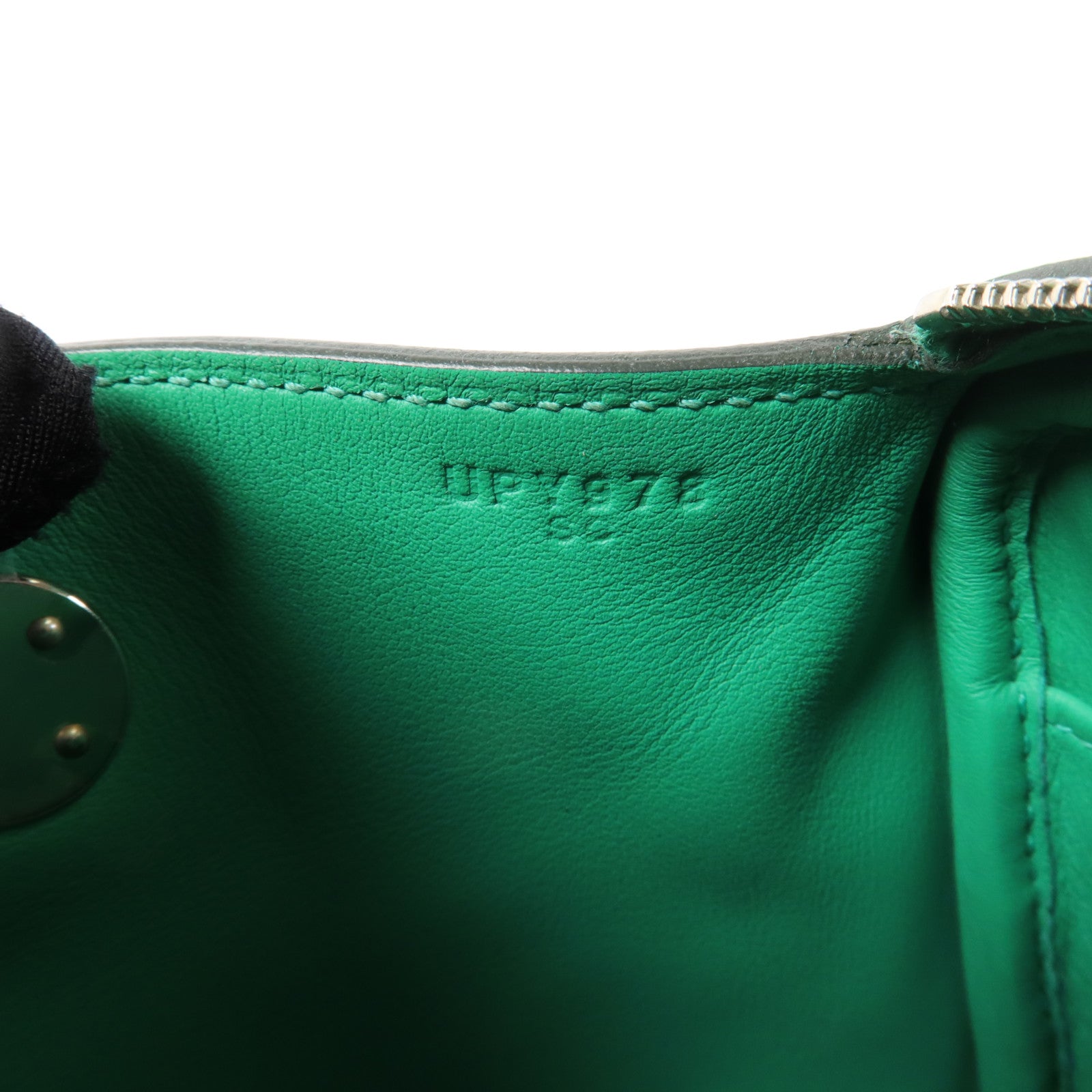 HERMES Clemence皮革Mini Lindy手挽肩背兩用袋Bambou